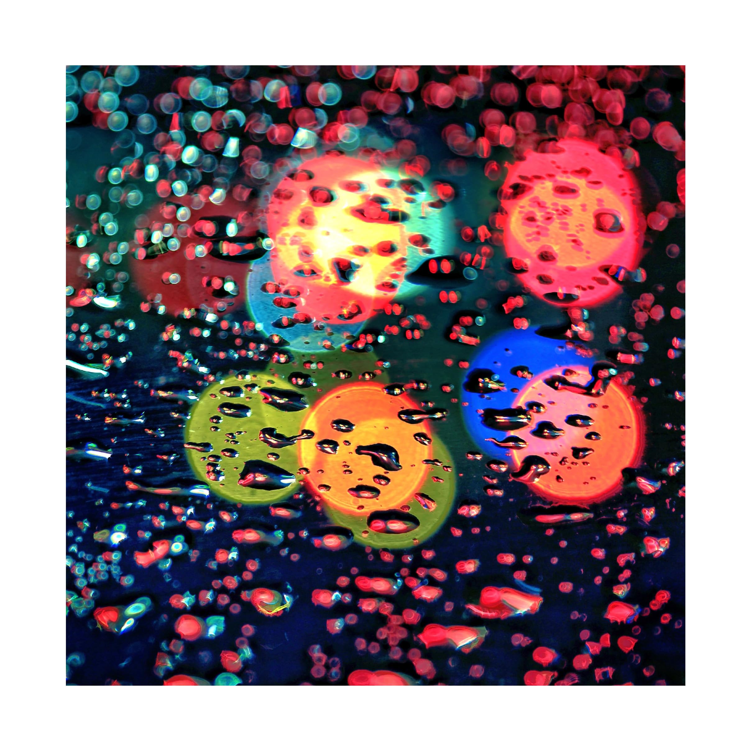 Trademark Fine Art 'Rainy Abstract' Canvas Wall Art Print by Beata Czyzowska - Modern Home Decor for Living Room, Bedroom & Office