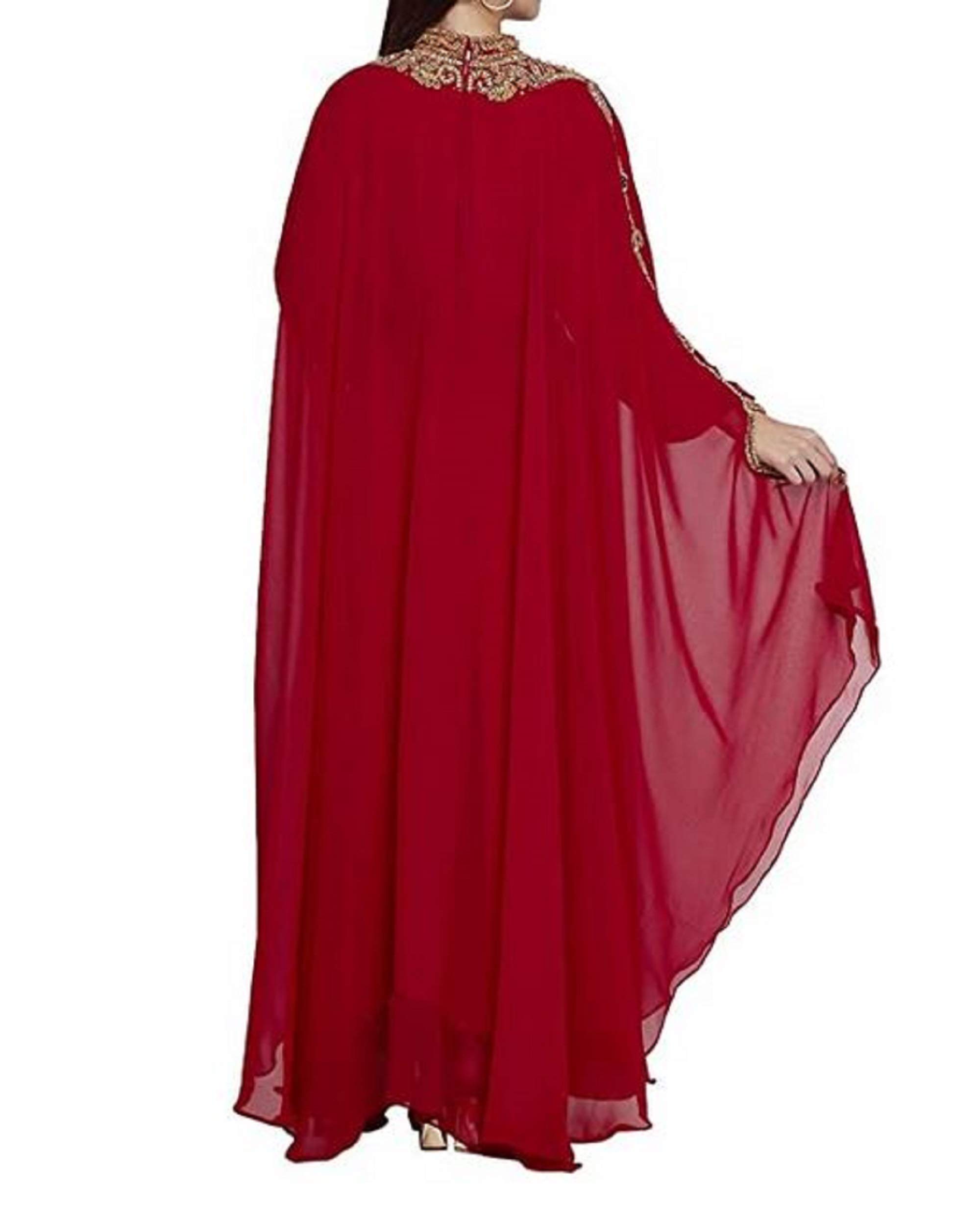 Elegant Kaftan Maxi Dress for Evening Gowns, Wedding & Cocktail Parties | Moroccan Takchita Wear | Perfect for Formal Events, Bridal Showers & Special Occasions