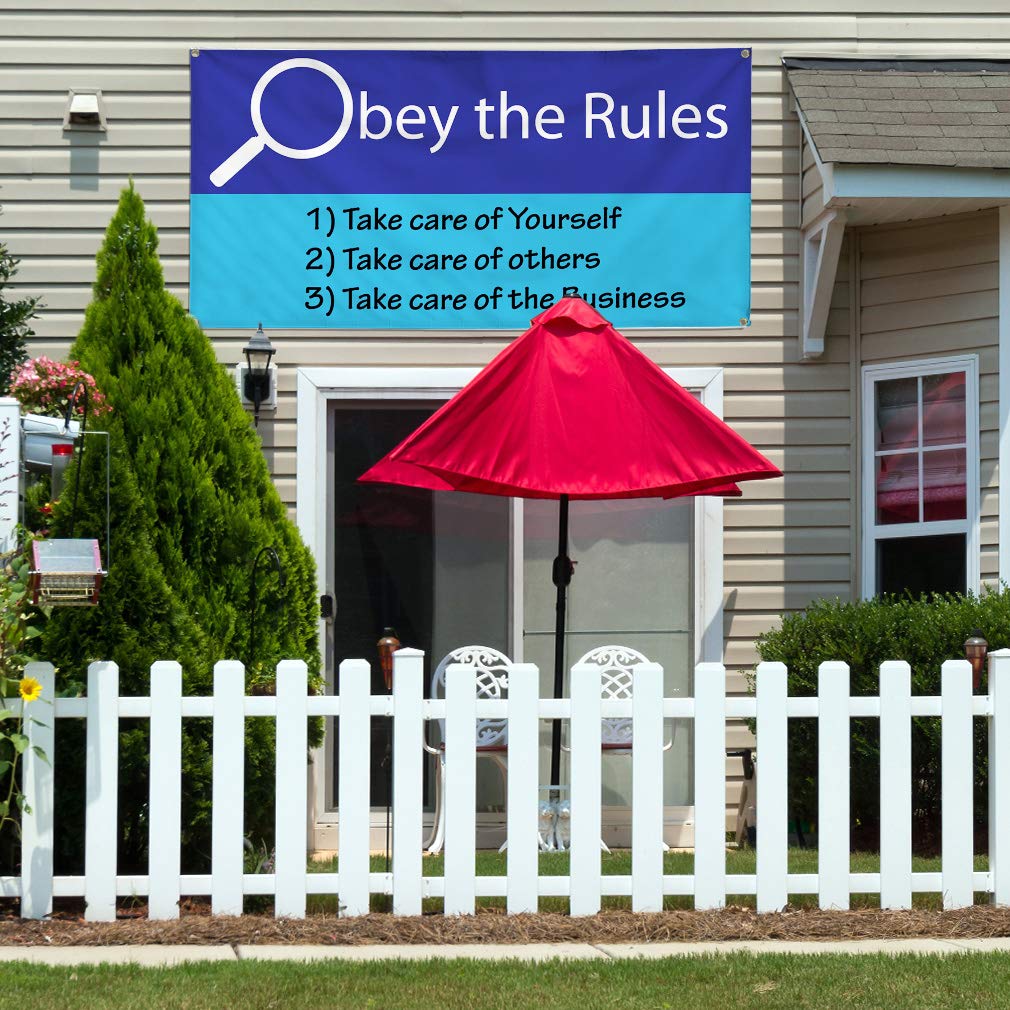 Custom Vinyl Banner - Weatherproof & Durable 48x96 Inches with 8 Grommets for Business, Industrial & Outdoor Use | Perfect for Yard Signs, Construction Sites & Safety Warnings
