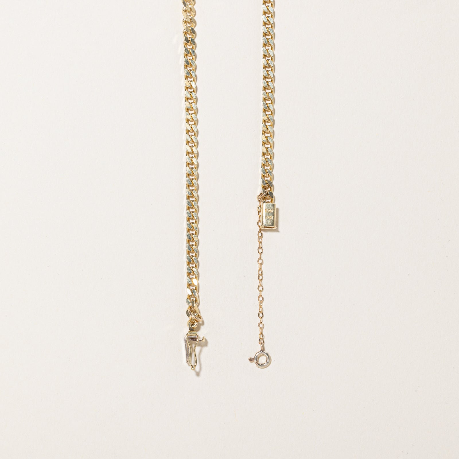 14K Yellow Gold Curb Link Chain Necklace - 3.33mm Width, 23.5 Inch Length - Durable & Elegant Jewelry for Women & Men - Perfect for Everyday Wear, Gifts & Special Occasions