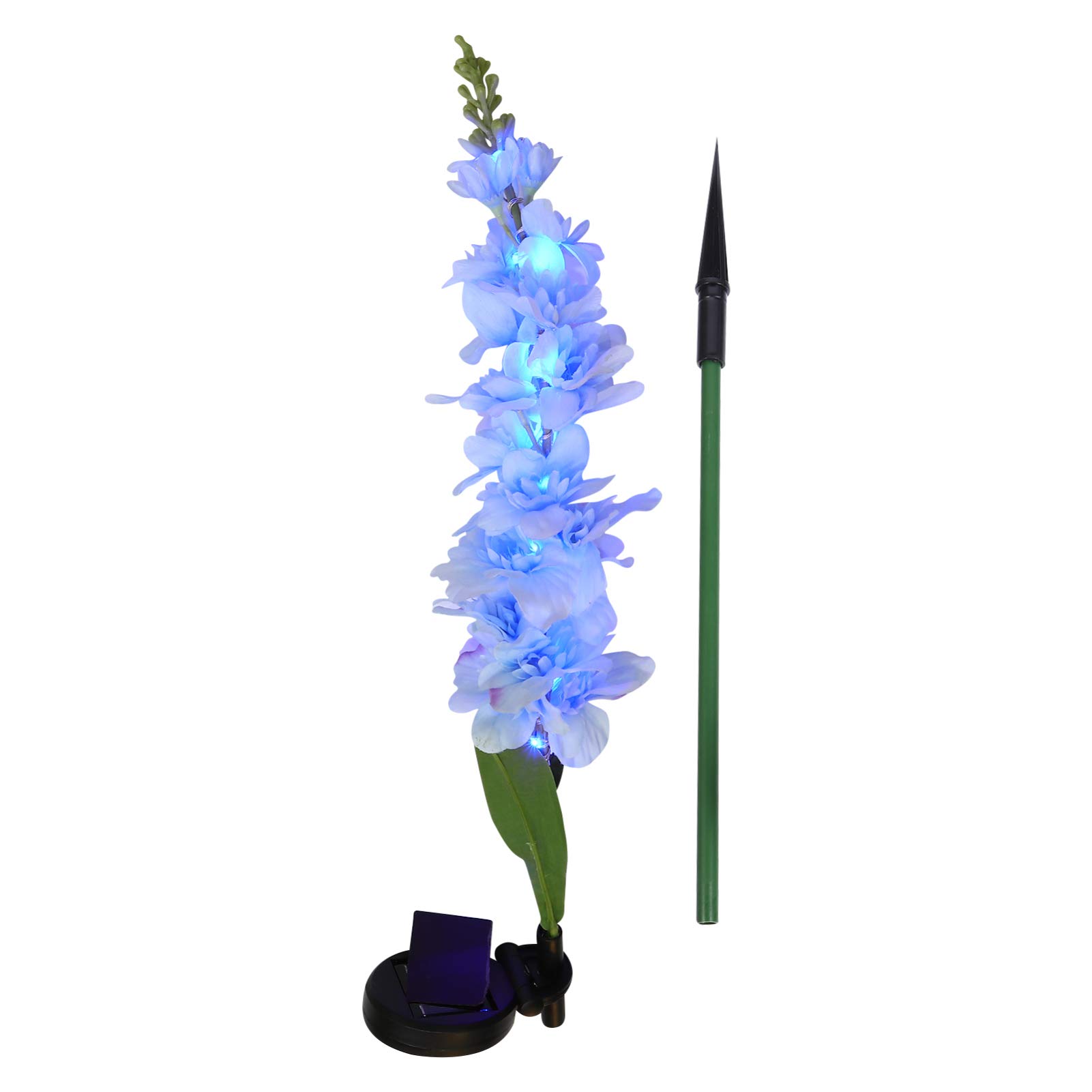 Solar Pathway Lights Outdoor - Violet LED Solar Lawn Lights with Stakes for Garden, Yard, Walkway & Courtyard Decoration | Waterproof Solar Powered Landscape Lighting for Driveway, Patio & House Exterior