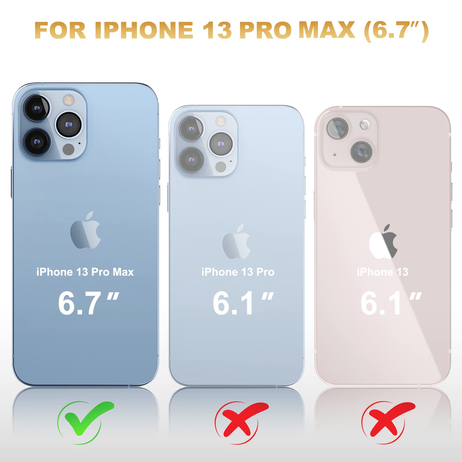 **Premium Shockproof Silicone Case for iPhone 13 Pro Max (6.7