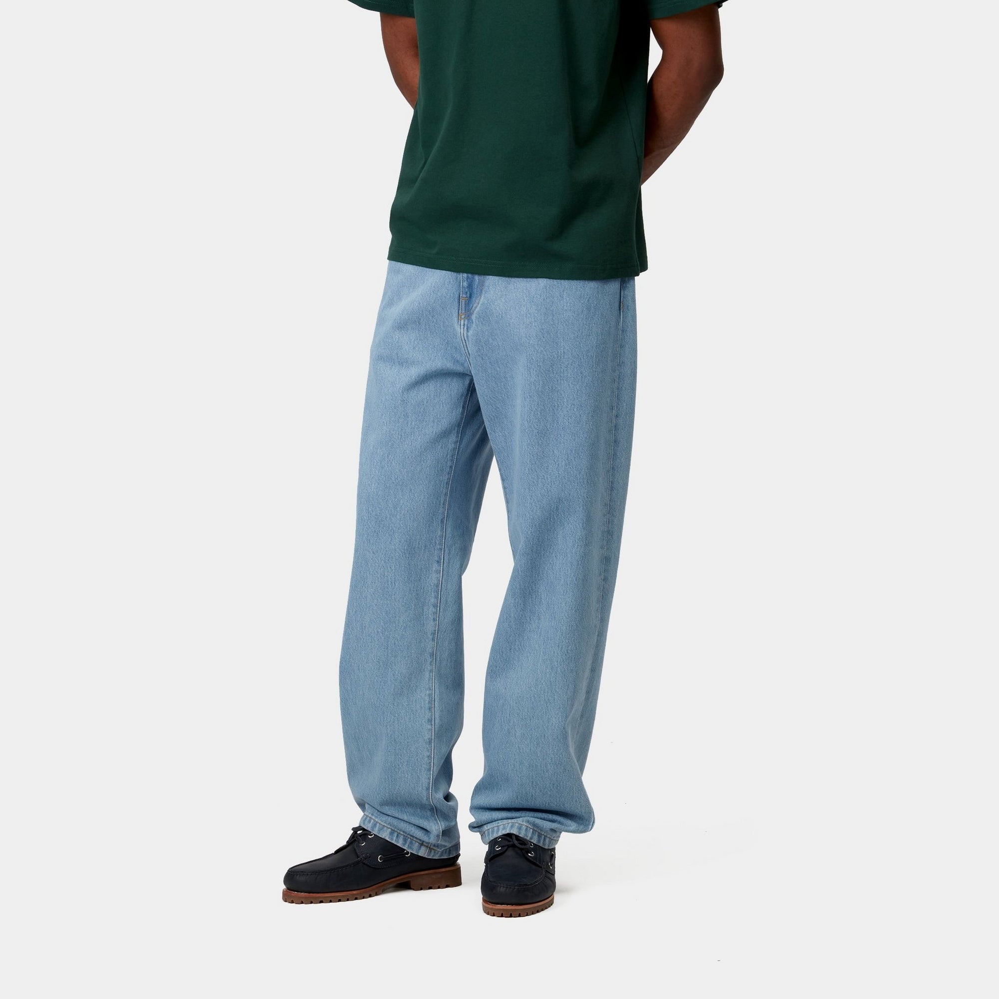 Men's Aaron Pant - Stone Bleached Blue Denim Jeans for Casual Wear & Everyday Comfort | Perfect for Work, Outings & Relaxation