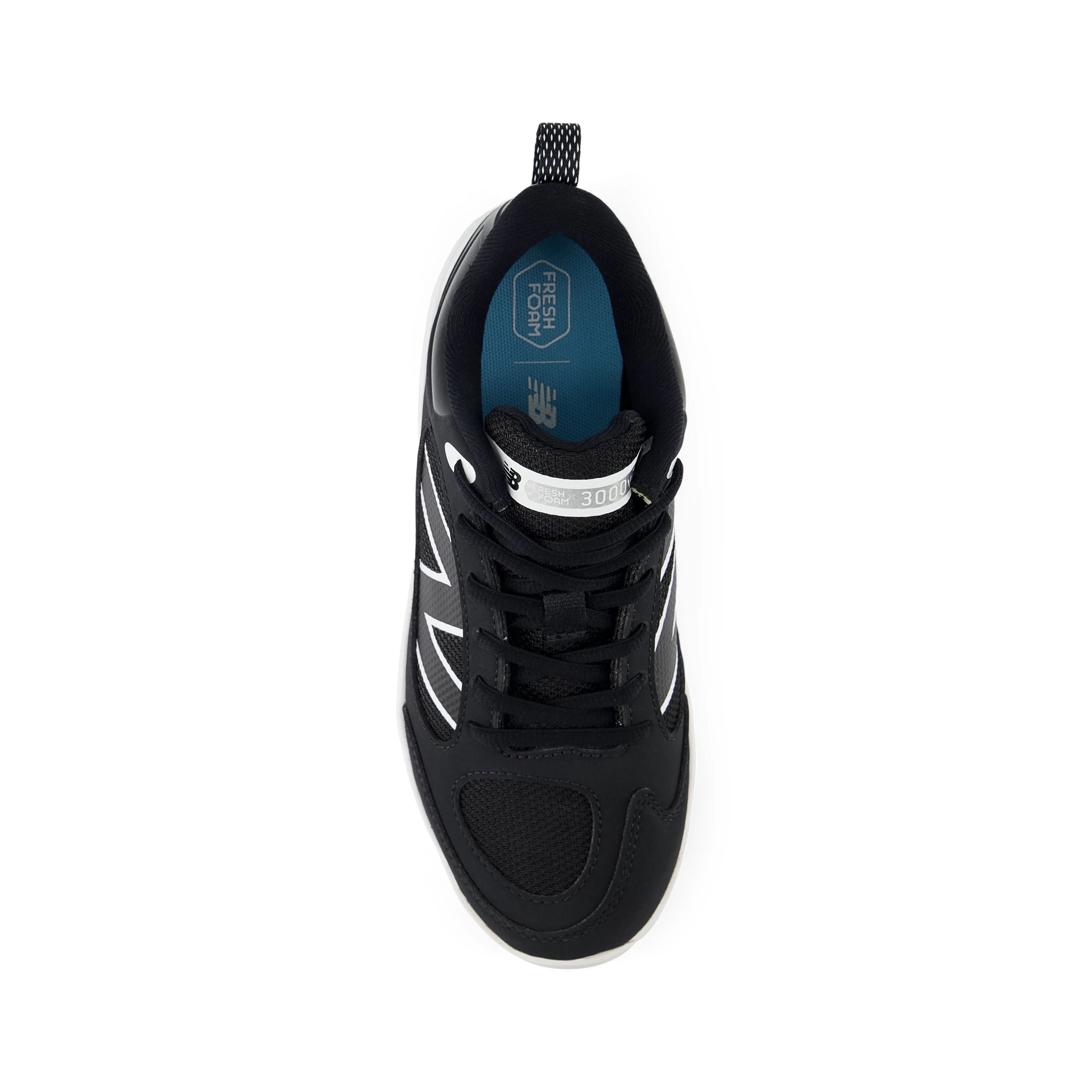 New Balance 3000v7 Black Youth Baseball Cleats - Lightweight Molded Cleats for Kids & Youth Baseball Players - Perfect for Little League Games & Field Training