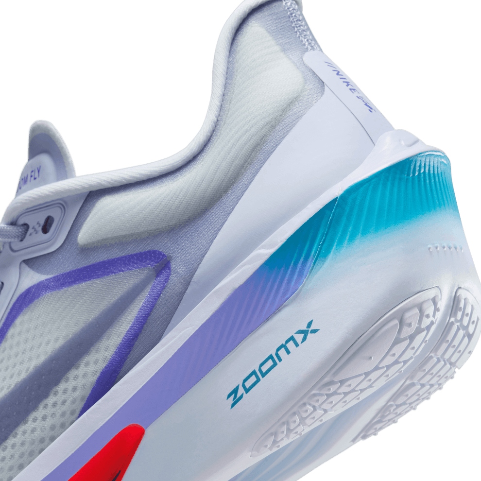 Nike Zoom Fly 6 Women's Running Shoes (B Width) - Ghost/Blue Void/Football Grey | Lightweight Cushioned for Marathon Training & Road Running