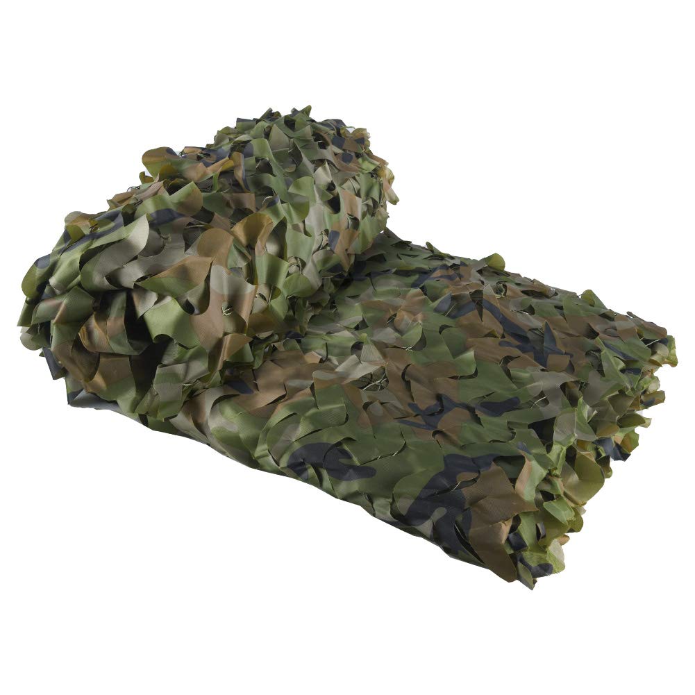 LOOGU Camouflage Netting - Sun Protection, Multiple Sizes & Colors - Privacy Screen for Garden, Camping, Hunting, Parties & Bars - Outdoor Decor & Windbreak Solution