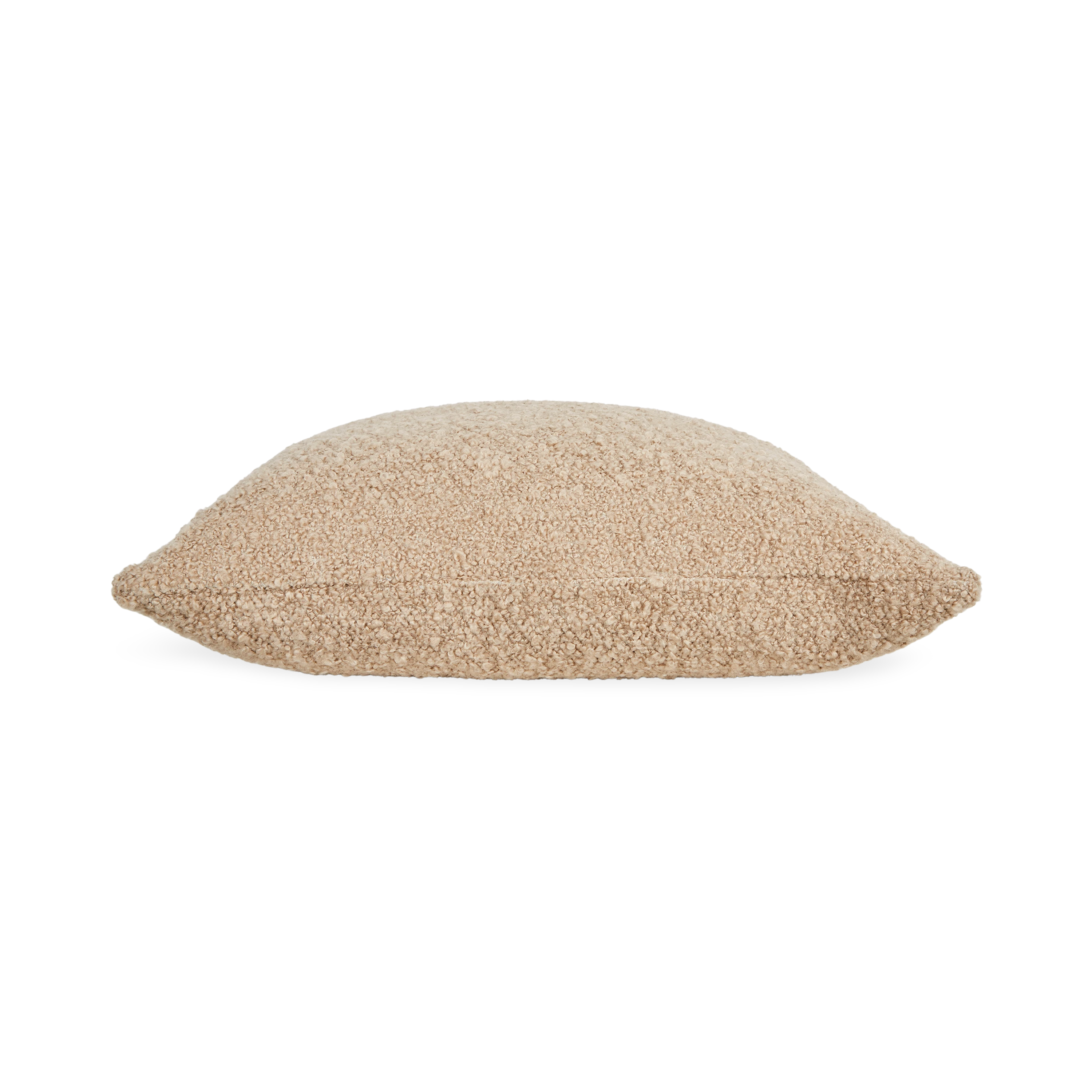 Luxury Nubby Boucle Throw Pillow Cover - Soft Textured Decorative Cushion for Sofa, Bed, Living Room & Home Decor