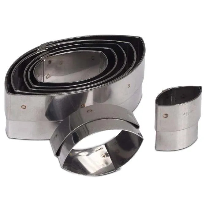 Elegant Plain Barquette Set from France - Perfect for French Pastries, Desserts & Party Appetizers
