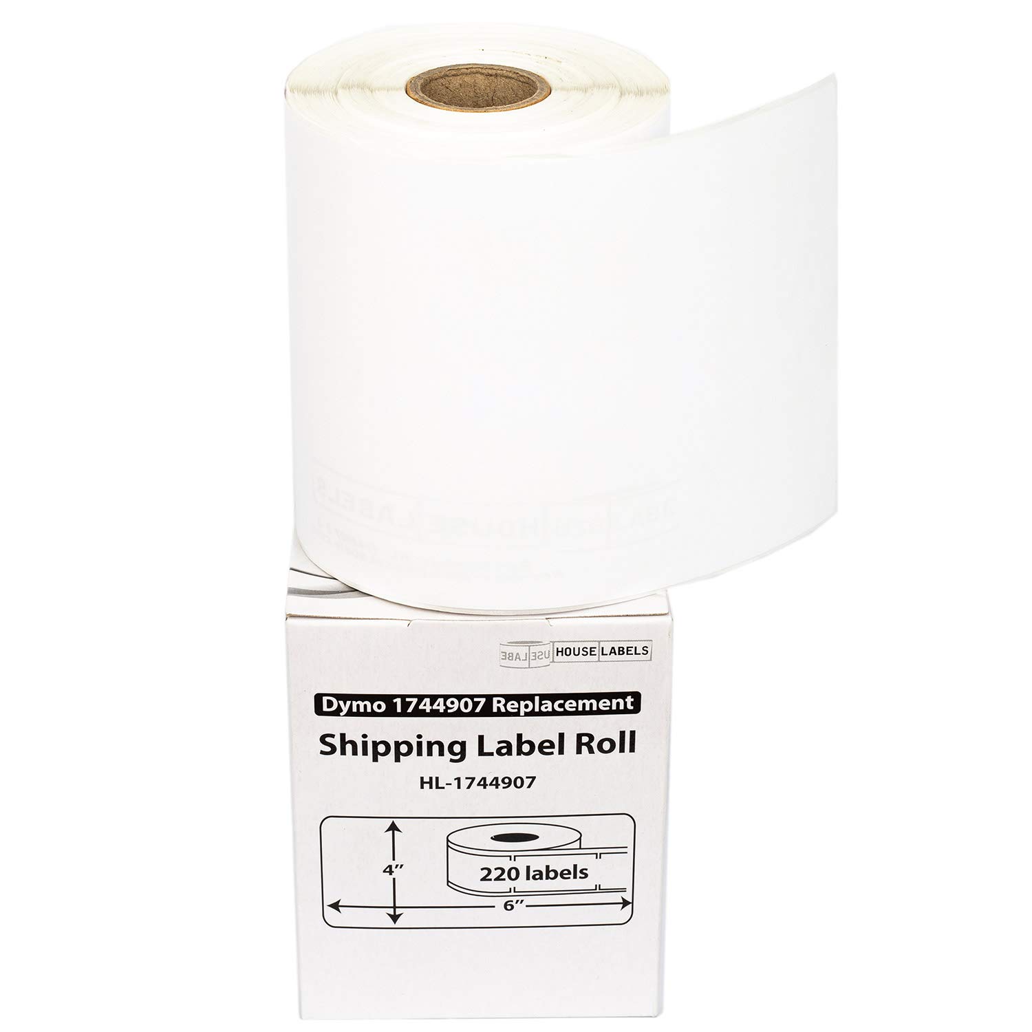 HOUSELABELS Compatible DYMO 1744907 Shipping Labels 4