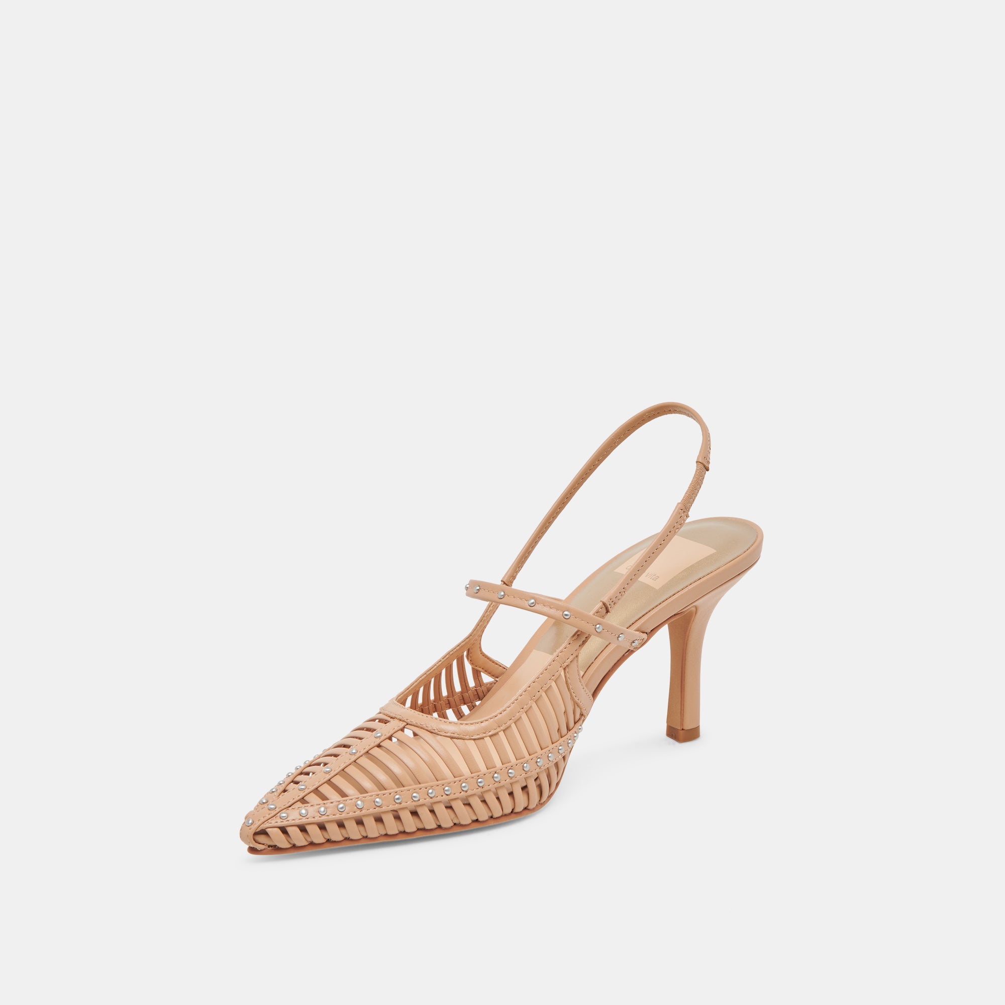 HENSAL HEELS CAFE LEATHER Women's Chunky Block Heels - Comfortable & Stylish for Work, Party & Everyday Wear