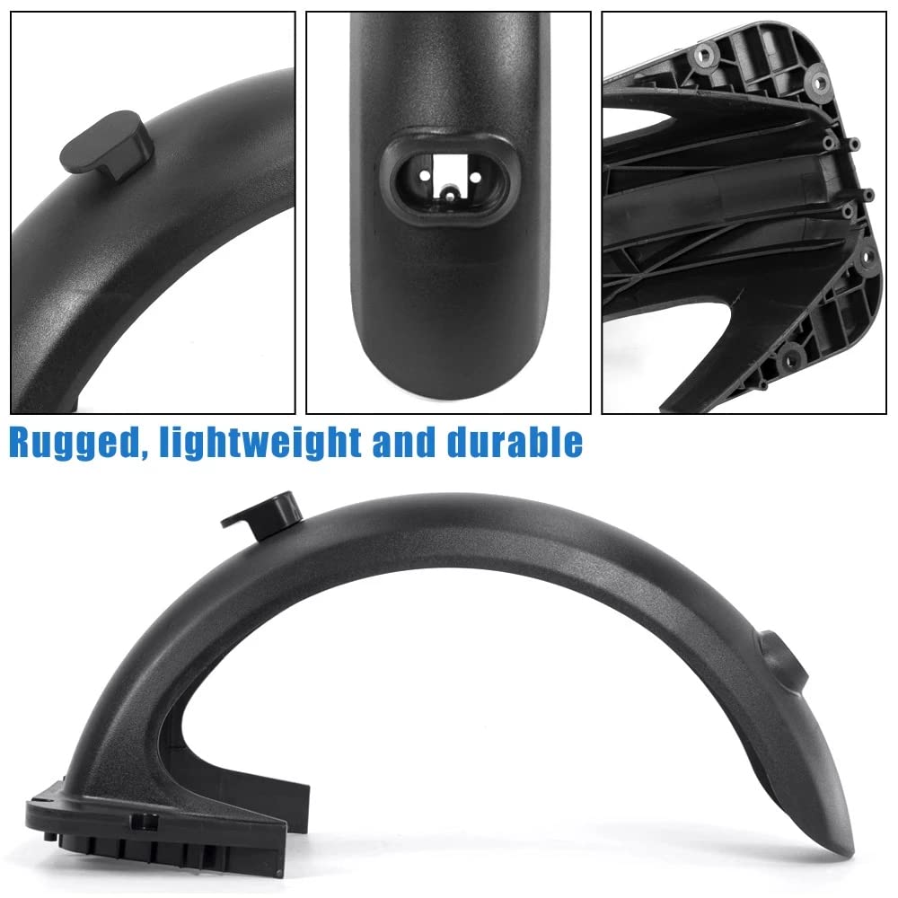 Ninebot Max G30/G30LP Electric Scooter Rear Fender with LED Taillight - Durable Replacement Mudguard Bracket Accessory for Commuting & Outdoor Riding