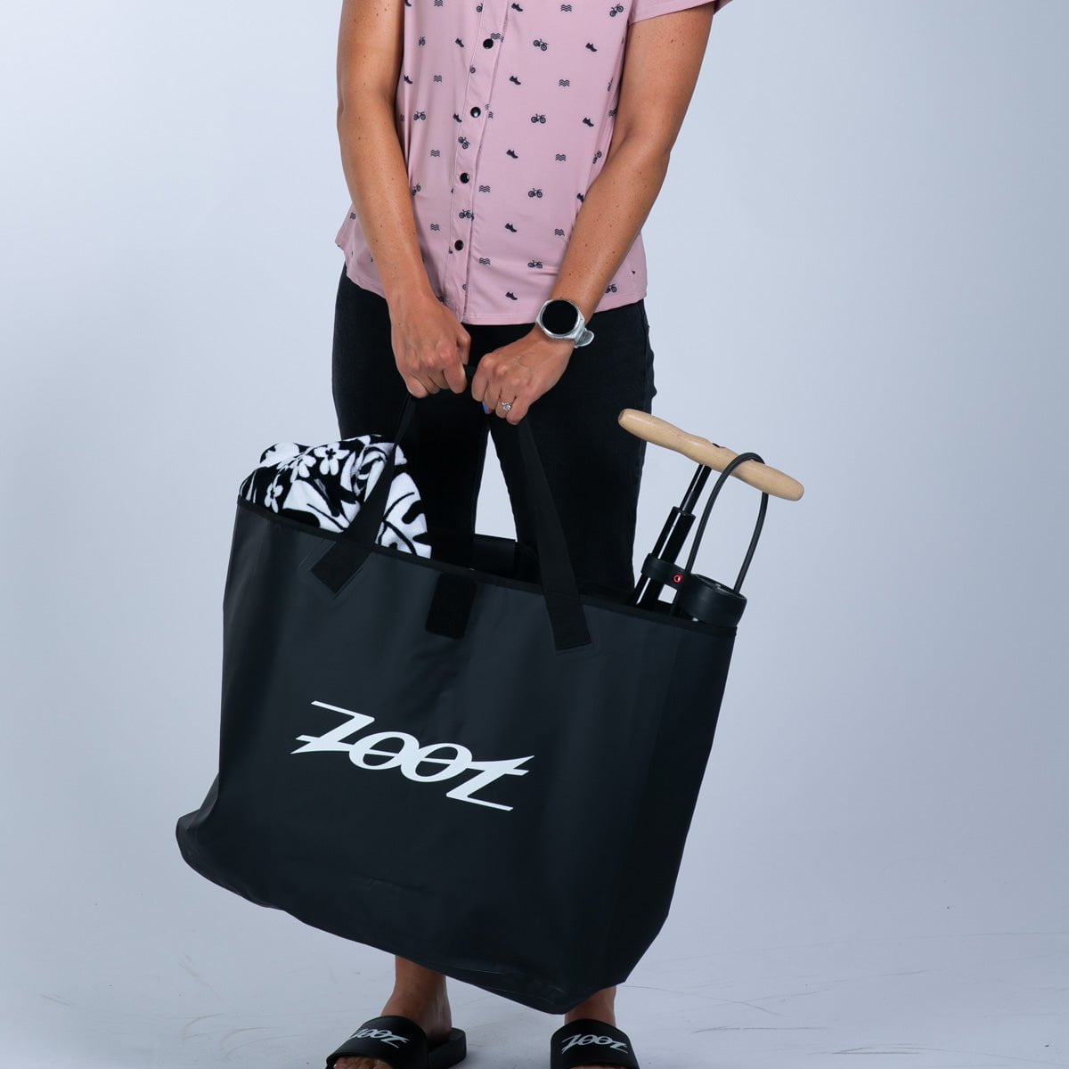80L Large Durable Waterproof Travel Duffel Bag - Black - Perfect for Camping, Gym, Sports & Weekend Getaways