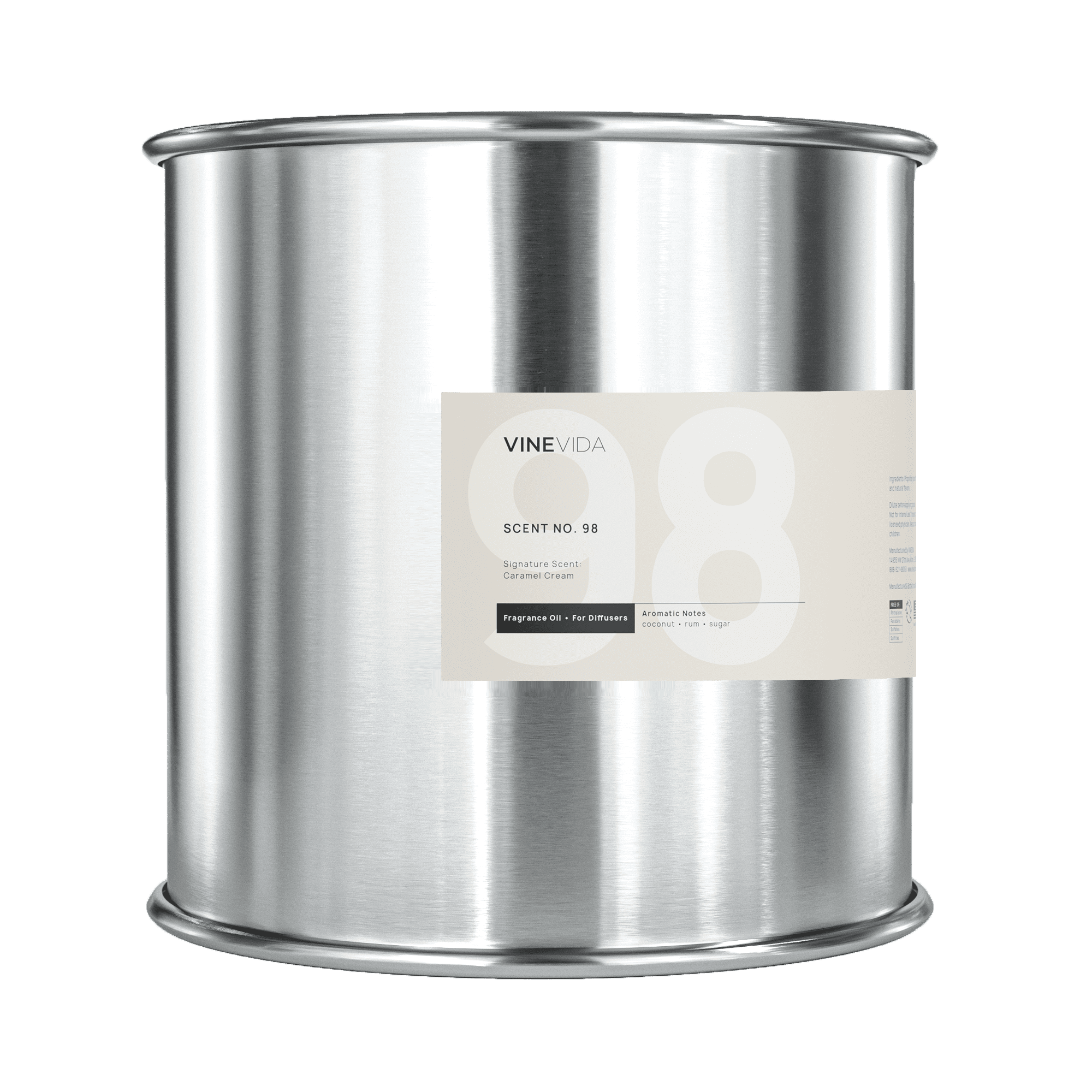 NO. 98 Fragrance Oil for Cold Air Diffusers - Caramel Cream Scent | Aromatherapy Essential Oil for Home, Office & Car | Relaxing & Mood-Boosting