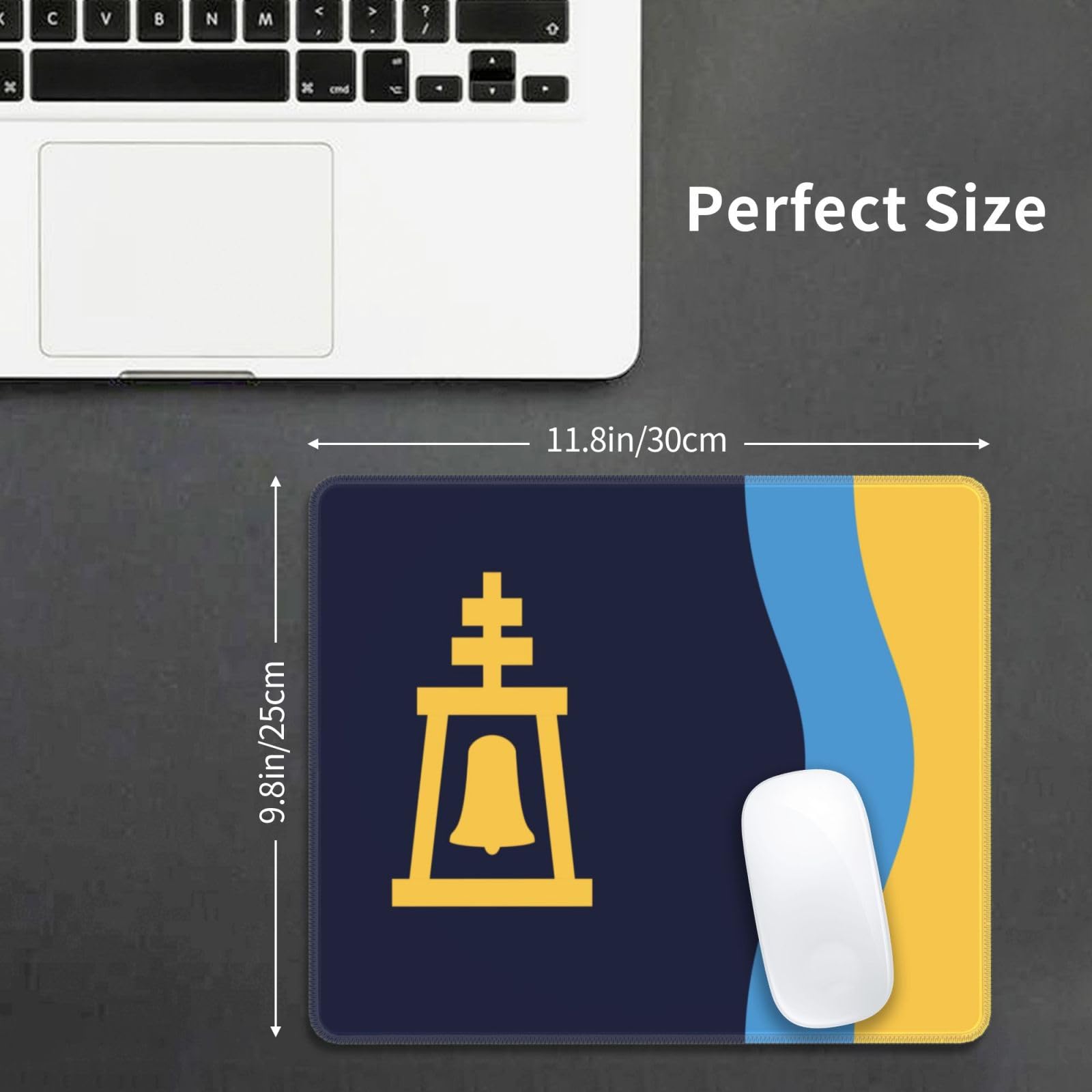 SIYTUAU Riverside California Flag Mouse Pad - Waterproof Non-Slip Rubber Gaming Mousepad (10x12 inches) for Office, Laptop & PC - Perfect for Work, Gaming & Home Use