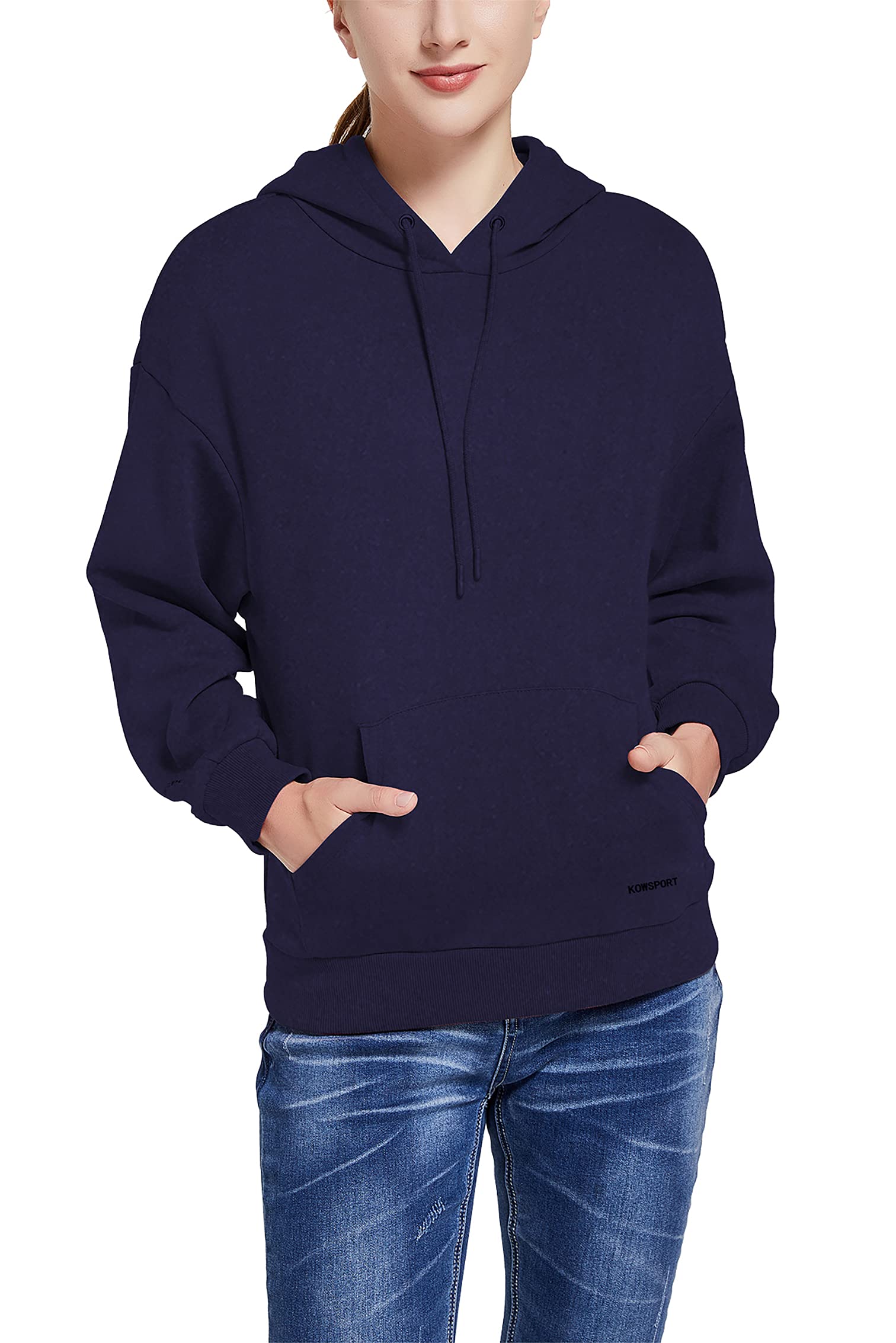Women's Casual Pullover Hoodie with Drawstring & Pocket - Soft Fleece Sweatshirt for Everyday Wear (Sizes S-2XL) | Perfect for Gym, Running, Outdoor Activities & Lounge Wear