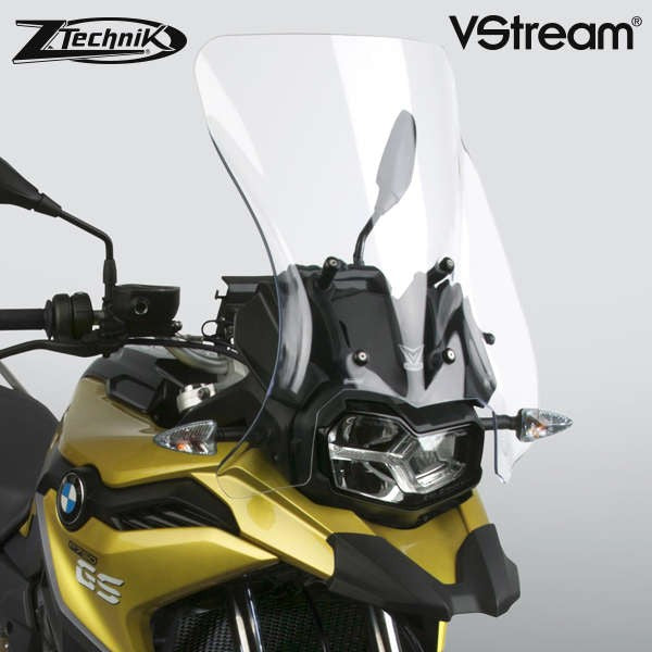 ZTechnik F800GS2 & F750GS VStream Touring Windshield - High Performance Motorcycle Windshield for BMW Adventure Bikes - Perfect for Long Distance Riding & Highway Commuting
