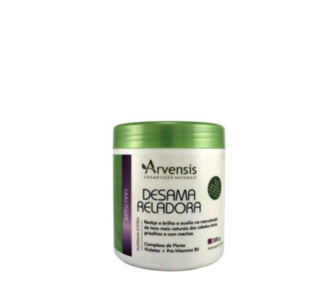 Arvensis Vegan Hair Mask 500g - Blonde & Gray Hair Color Maintenance, Anti-Yellowing Treatment for Natural & Colored Hair | Perfect for Salon & Home Use