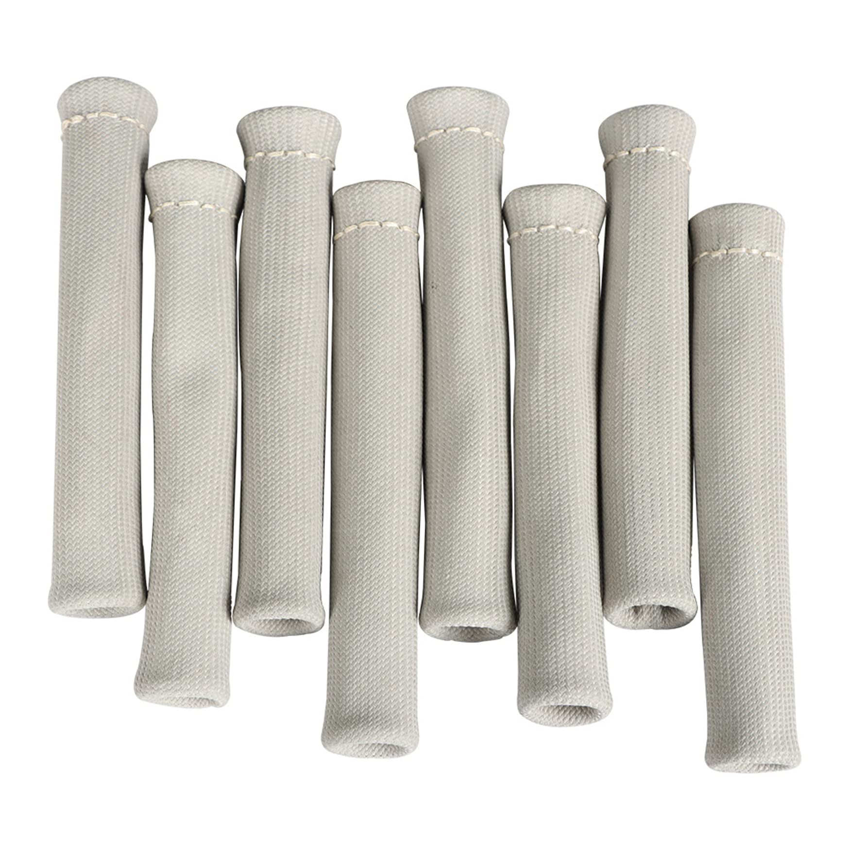 High-Temperature 8-Piece Gray 1200°F Spark Plug Wire Boots Heat Shield Sleeve Protector Kit - Compatible with SBC & BBC Engines - Ideal for Automotive Repair, Racing & Performance Upgrades