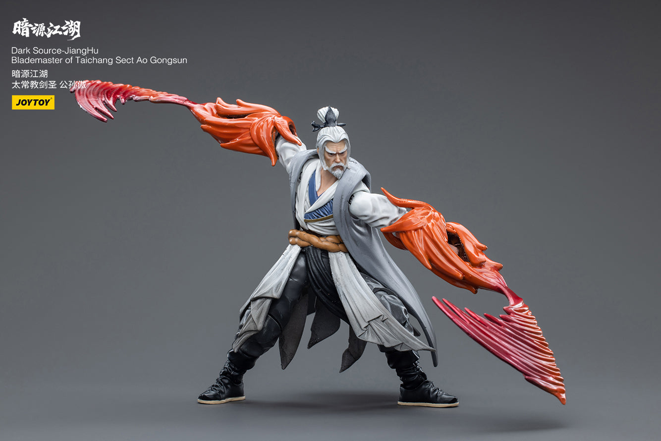 JOYTOY 3.75 Inch Dark Source JiangHu Blademaster Ao Gongsun Action Figure - Taichang Sect Collectible Toy for Display & Role Play | Perfect for Anime Fans & Model Collectors