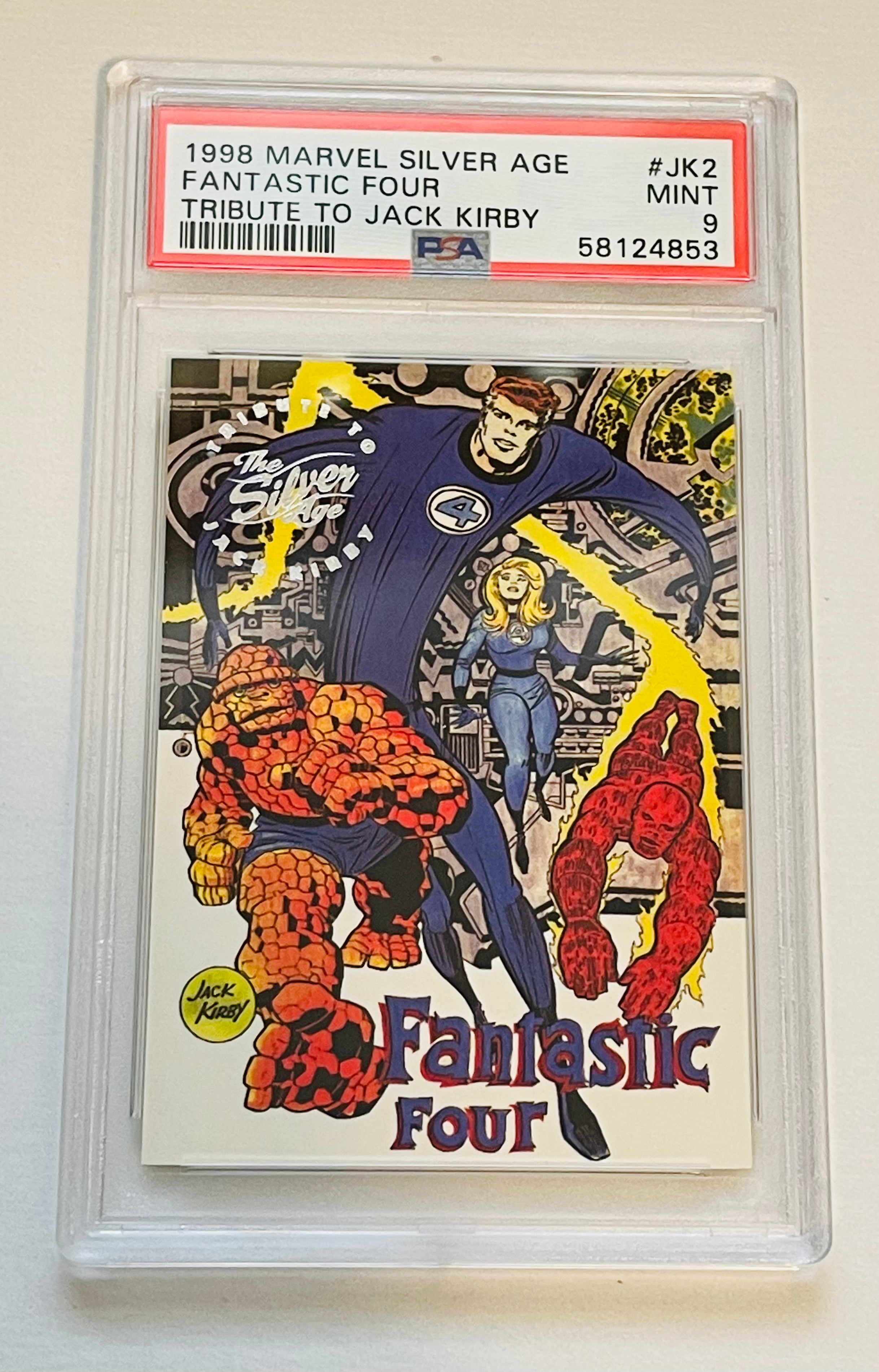 Fantastic Four Marvel Silver Age PSA 9 High Grade Collectible Trading Card - Perfect for Comic Book Fans & Investment Collectors