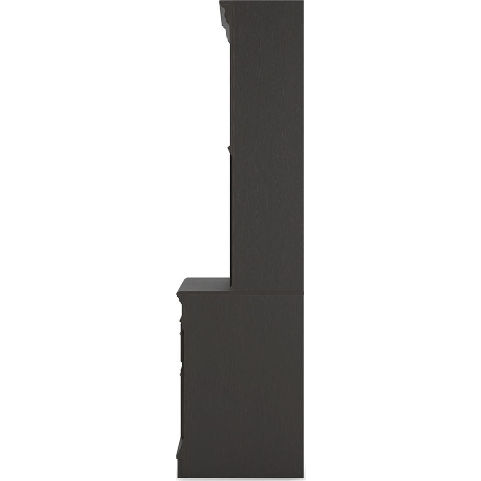 Beckincreek Black Bookcase - Modern Wooden Bookshelf for Home, Office & Library | Stylish Storage Solution for Books, Decor & More