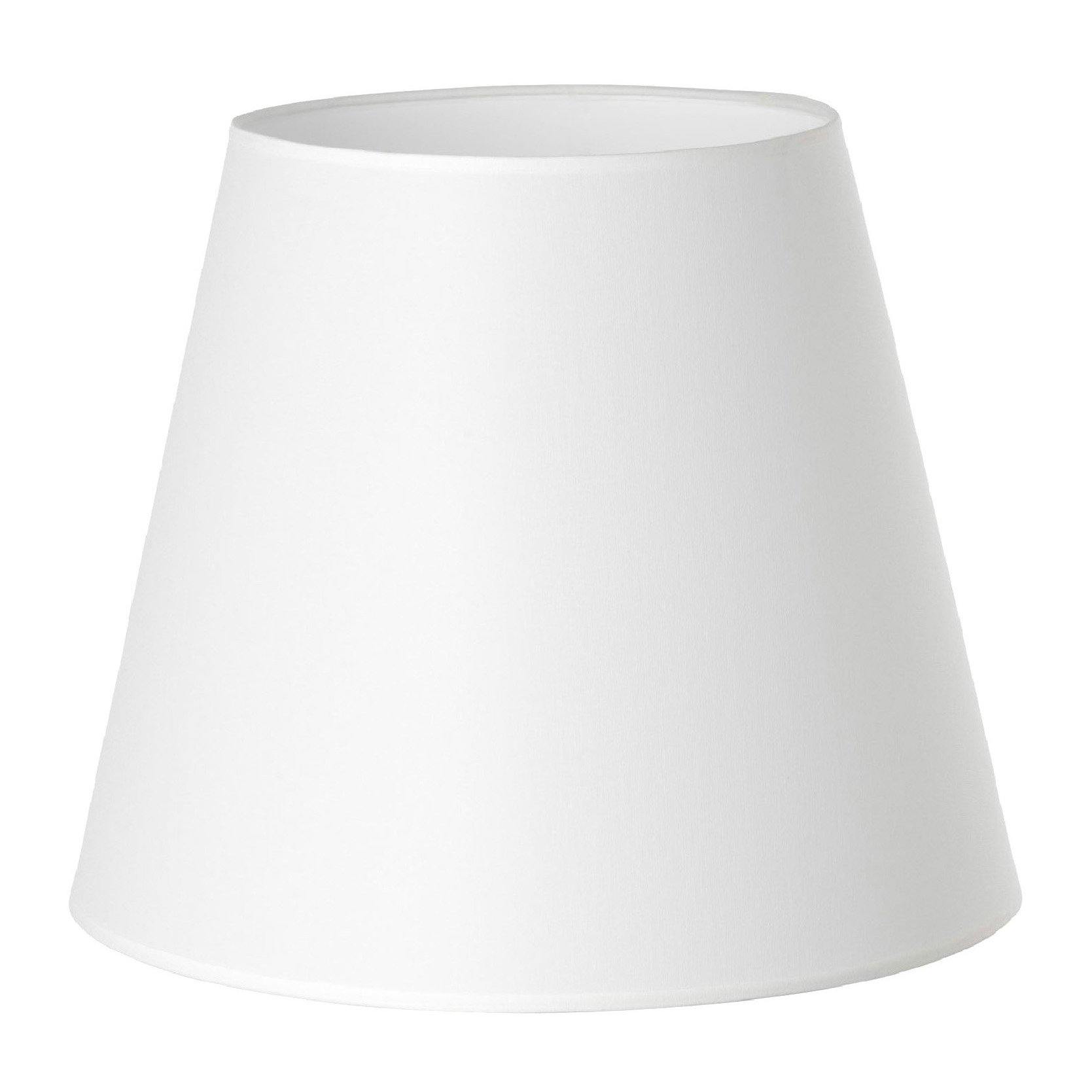 15.20.18 Tapered Lamp Shade C1 White - Classic Linen Fabric Lamp Shade for Table Lamps, Floor Lamps & Chandeliers - Perfect for Living Room, Bedroom & Office Decor