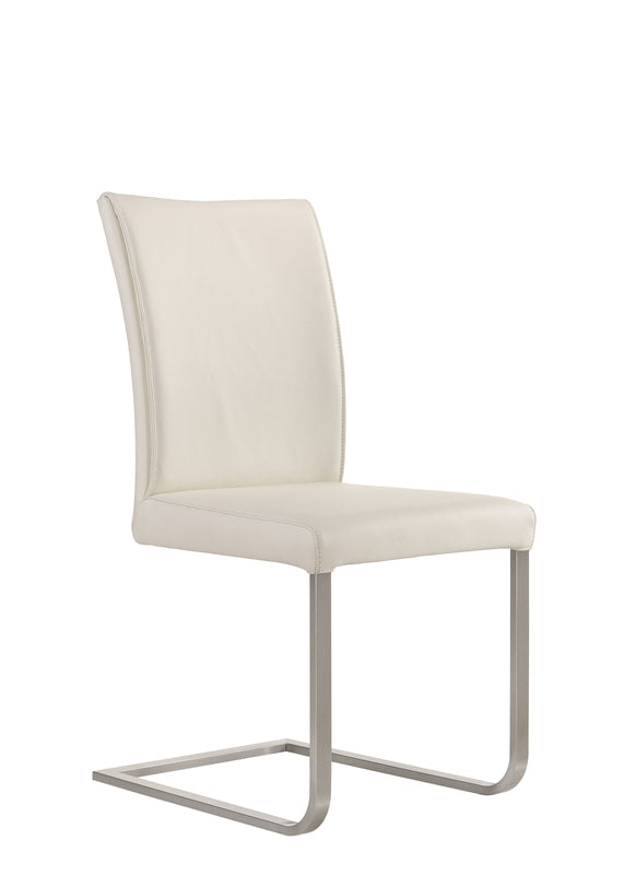 Premium Genuine Leather Dining Chairs (Set of 2) - Modern PU Leather Upholstered Side Chairs for Kitchen, Dining Room, Office - Comfortable & Stylish Seating Solution