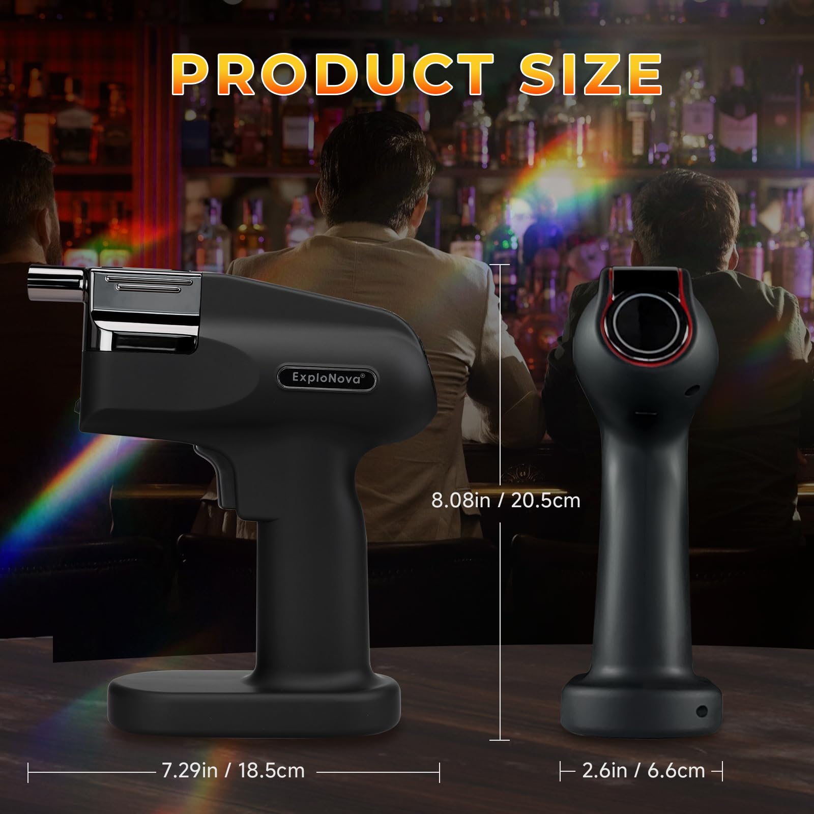 Electric Aroma Blaster 2 - Cocktail Smoke Gun with 5 Flavor Aroma Pods & Edible Bubbles for Food & Drink Decoration | Perfect for Bars, Parties, Home Use & Easter Gifts | Enhance Cocktails, Desserts & Special Events