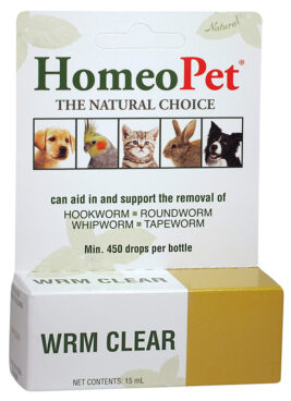 WRM Clear for Pets - Natural Worm Treatment for Dogs & Cats | Supports Digestive Health & Parasite Control | Ideal for Home & Veterinary Use