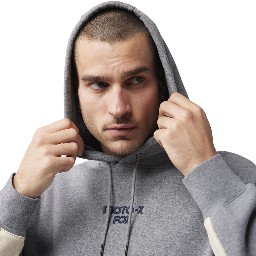 Men's Fox Moto X Oversized Hoodie - Comfortable Pullover Sweatshirt for Motorcycle Riding, Streetwear & Casual Wear