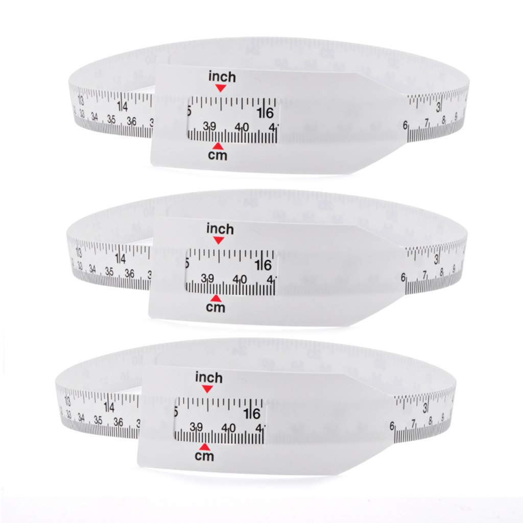 HELYZQ 3-Piece 24-Inch Baby Head Measuring Tape - Soft Infant Head Circumference Ruler for Newborns & Toddlers - Accurate Growth Measurement Tool for Pediatric Checkups & Home Use