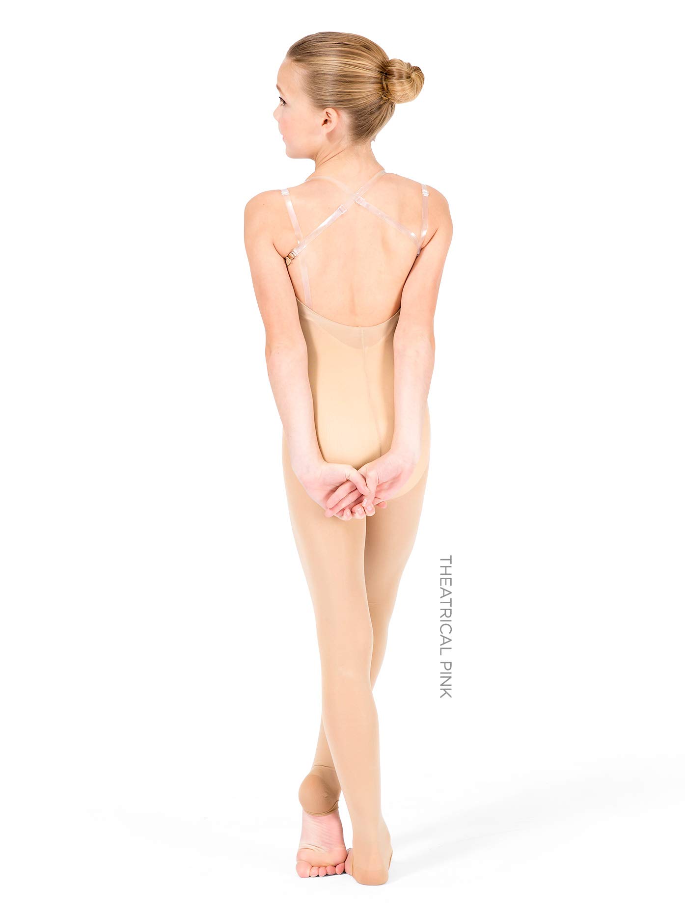Body Wrappers Women's A91/A91X TotalSTRETCH Convertible Foot Camisole Dance Tights - Perfect for Ballet, Yoga & Performance