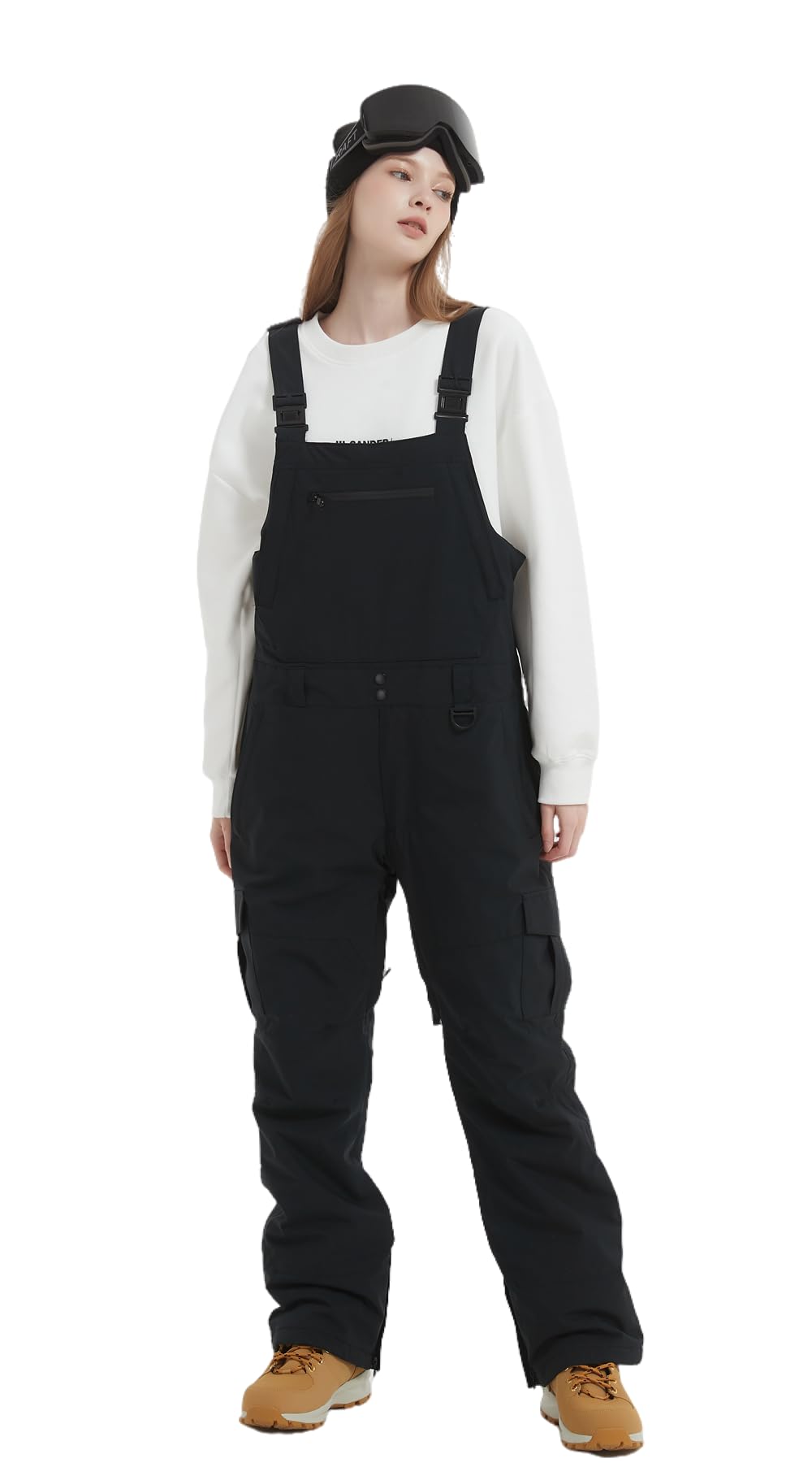 Men's & Women's Snow Bib Overalls - Adjustable Waterproof Ski Pants with Windproof Insulation for Warmth | Perfect for Skiing, Snowboarding & Winter Outdoor Activities