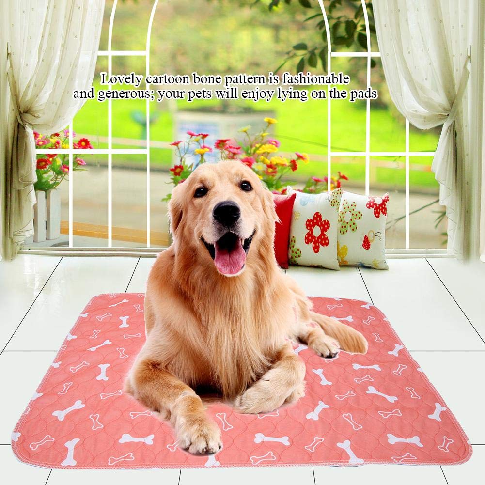 Washable Pet Pee Pads - Waterproof Dog & Cat Urine Mat (70x80cm) for Training & Bed Protection