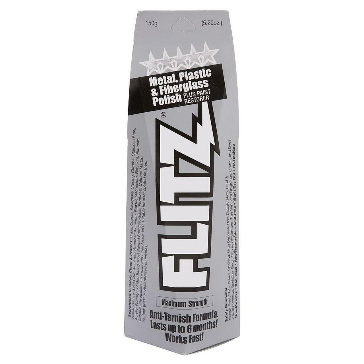 Flitz Metal Polish & Cleaner - Restores Shine on Stainless Steel, Aluminum, Fiberglass, Plastic & Painted Surfaces | Perfect for Cars, Boats, Jewelry & Household Items