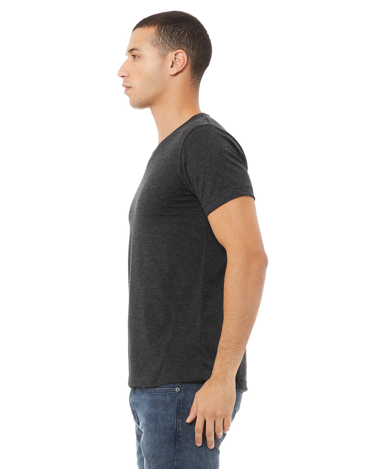 Bella + Canvas 3005CVC Unisex CVC Jersey V-Neck T-Shirt - Soft Comfort Fit for Men & Women - Perfect for Casual Wear, Workout, and Everyday Use