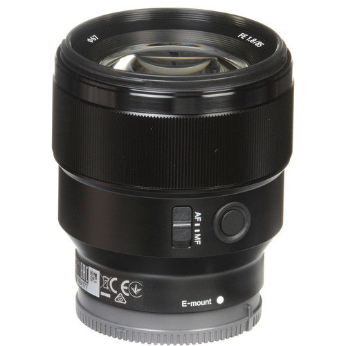 Sony FE 85mm f/1.8 Full Frame Prime Lens for Portrait Photography - Perfect for Wedding, Studio & Street Photography