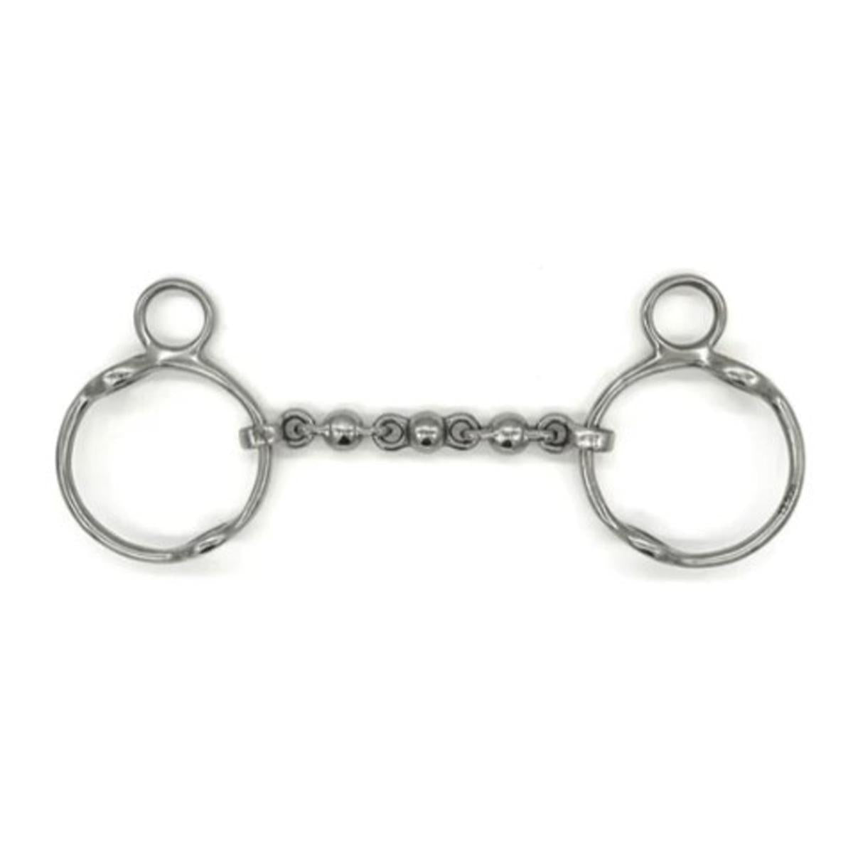 AJR Waterford Curb Gag Bit - Stainless Steel Horse Training Bit for English Riding, Dressage & Jumping - Perfect for Training Young Horses & Improving Control