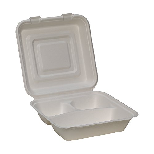 EcoSmart 3-Compartment Food Storage Containers by GP PRO - 9.37
