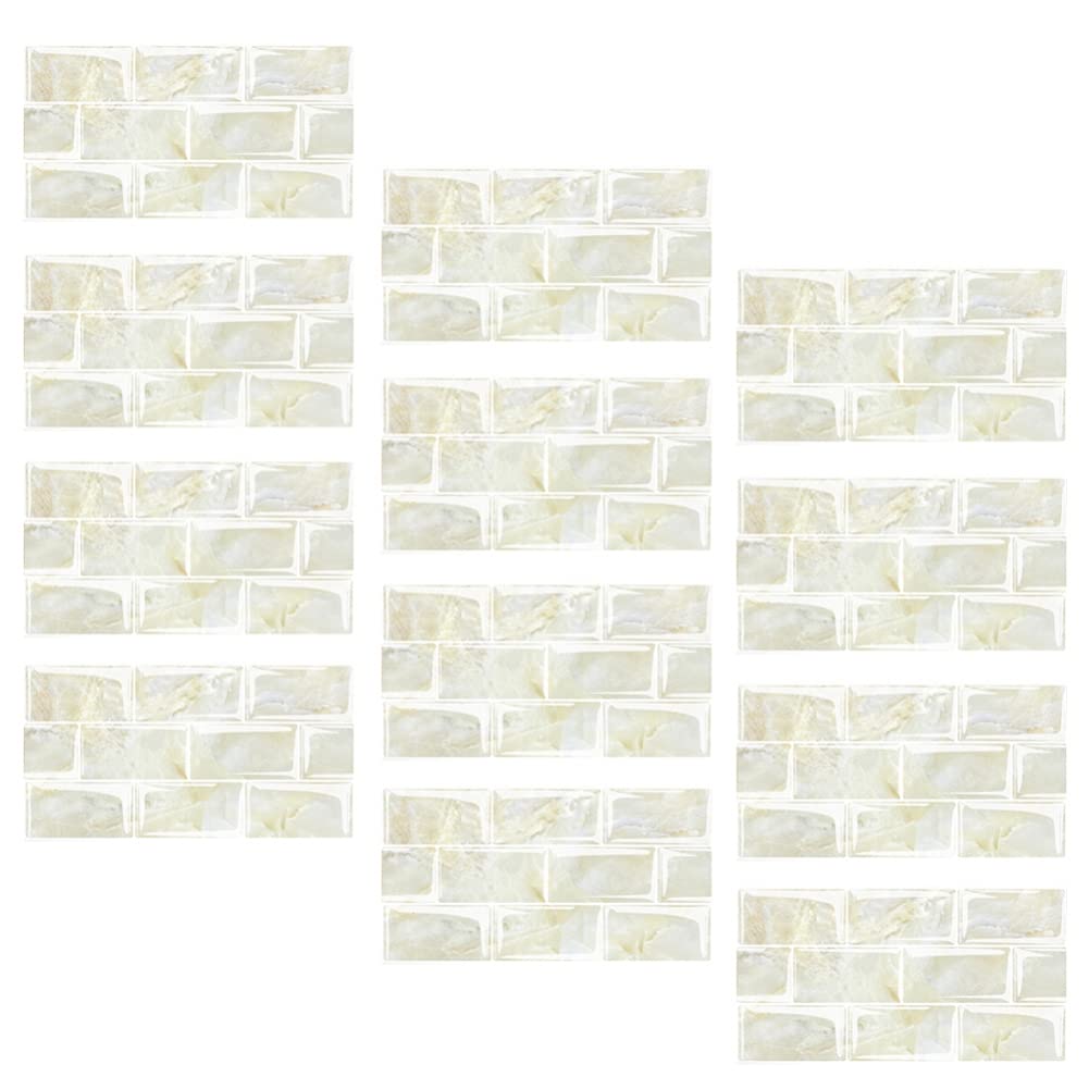 ROPALIA Marble Light Luxury Crystal-Style Self-Adhesive Film Tile Stickers - Peel & Stick Floor & Wall Decals for Home & Kitchen Renovation - Perfect for Backsplash, Countertops, Furniture & DIY Home Decor Projects