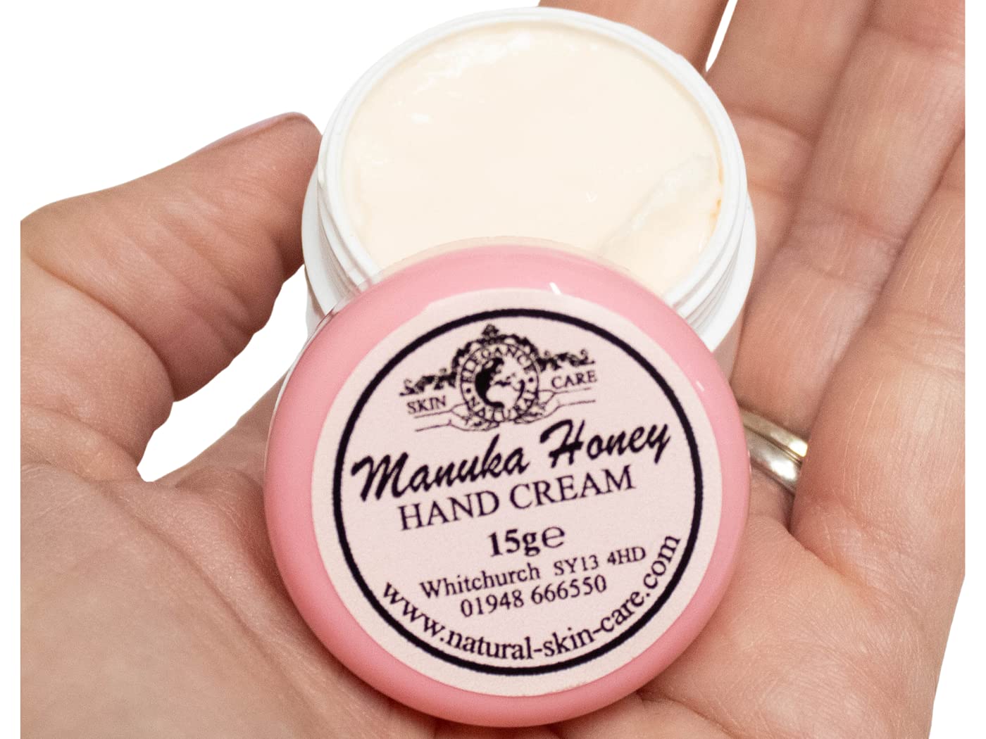 Manuka Honey Hand Cream 15g - Natural Moisturizing Trial Size for Dry Hands | Portable Pocket-Sized Skincare | Perfect for Travel, Office & Gift Giving