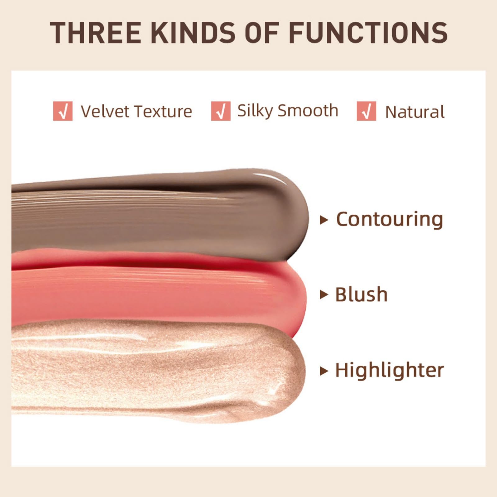 Waterproof Liquid Contour Stick - Long Lasting Bronzer Makeup for Natural Face Contouring | Cream Bronzer for Smooth, Matte Finish | Perfect for Daily Wear, Special Occasions & Photography Makeup