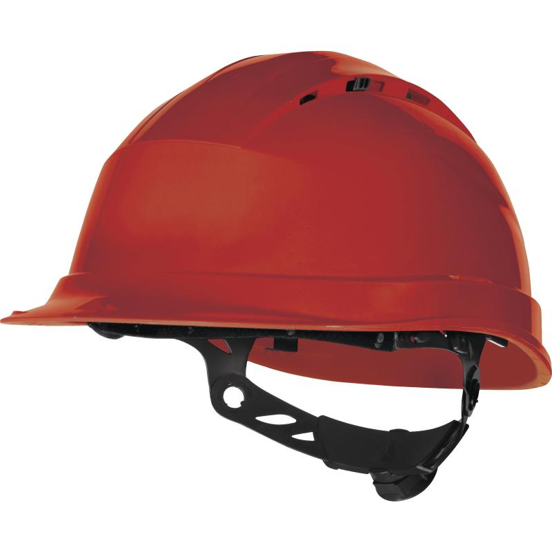 Delta Plus QUARTZ UP IV Safety Helmet - ANSI Certified Hard Hat for Construction & Industrial Work - Lightweight & Durable Head Protection for Workers