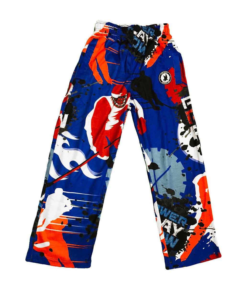 Youth Power Play Lounge Pants - Soft & Comfortable Casual Pajama Bottoms for Boys & Girls - Perfect for Sleepovers, Relaxing at Home & Playtime
