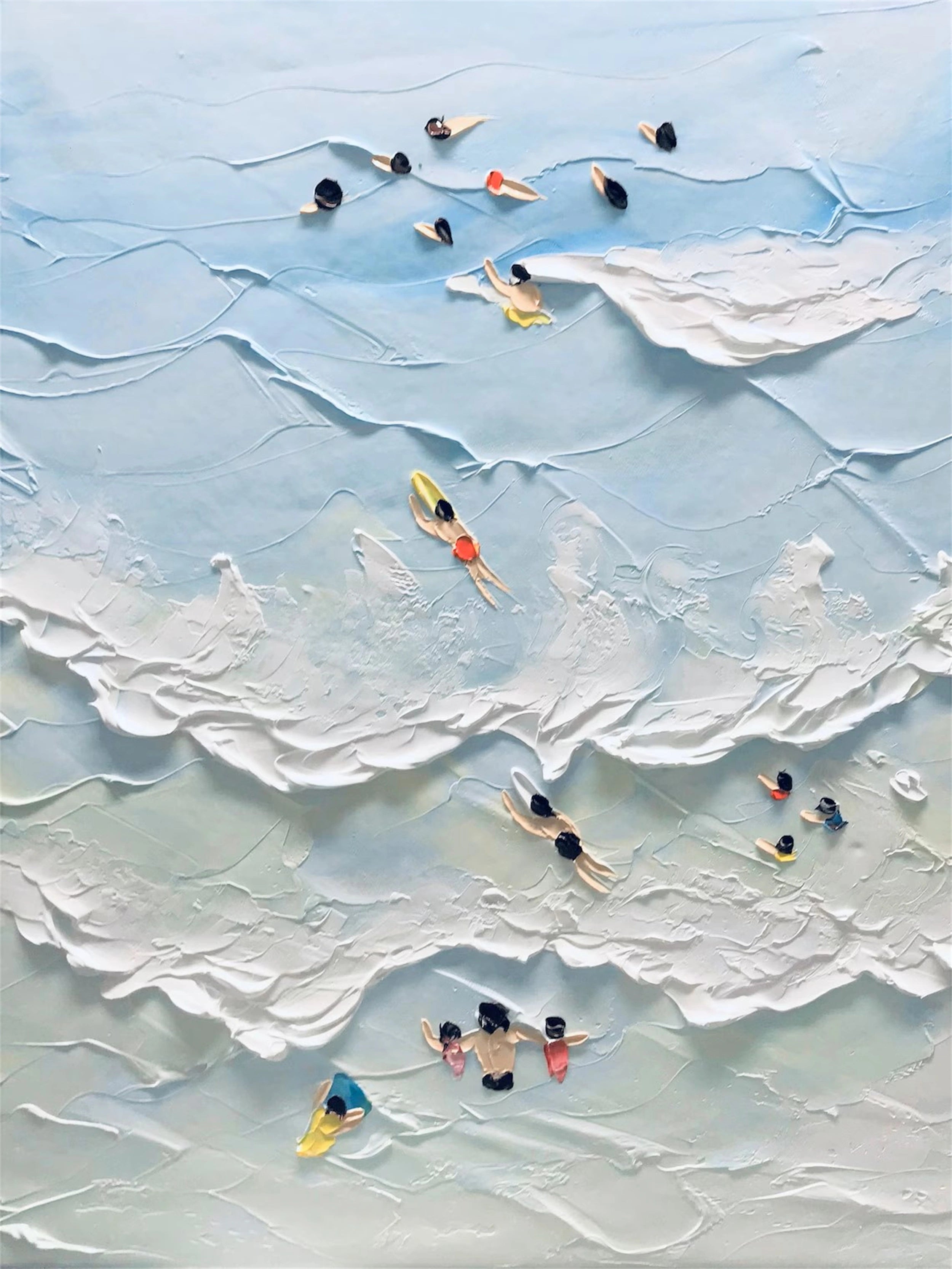 Ocean and Sky Painting #OS 044 - Stunning Seascape Wall Art for Home & Office Decor | Perfect for Living Room, Bedroom or Beach House