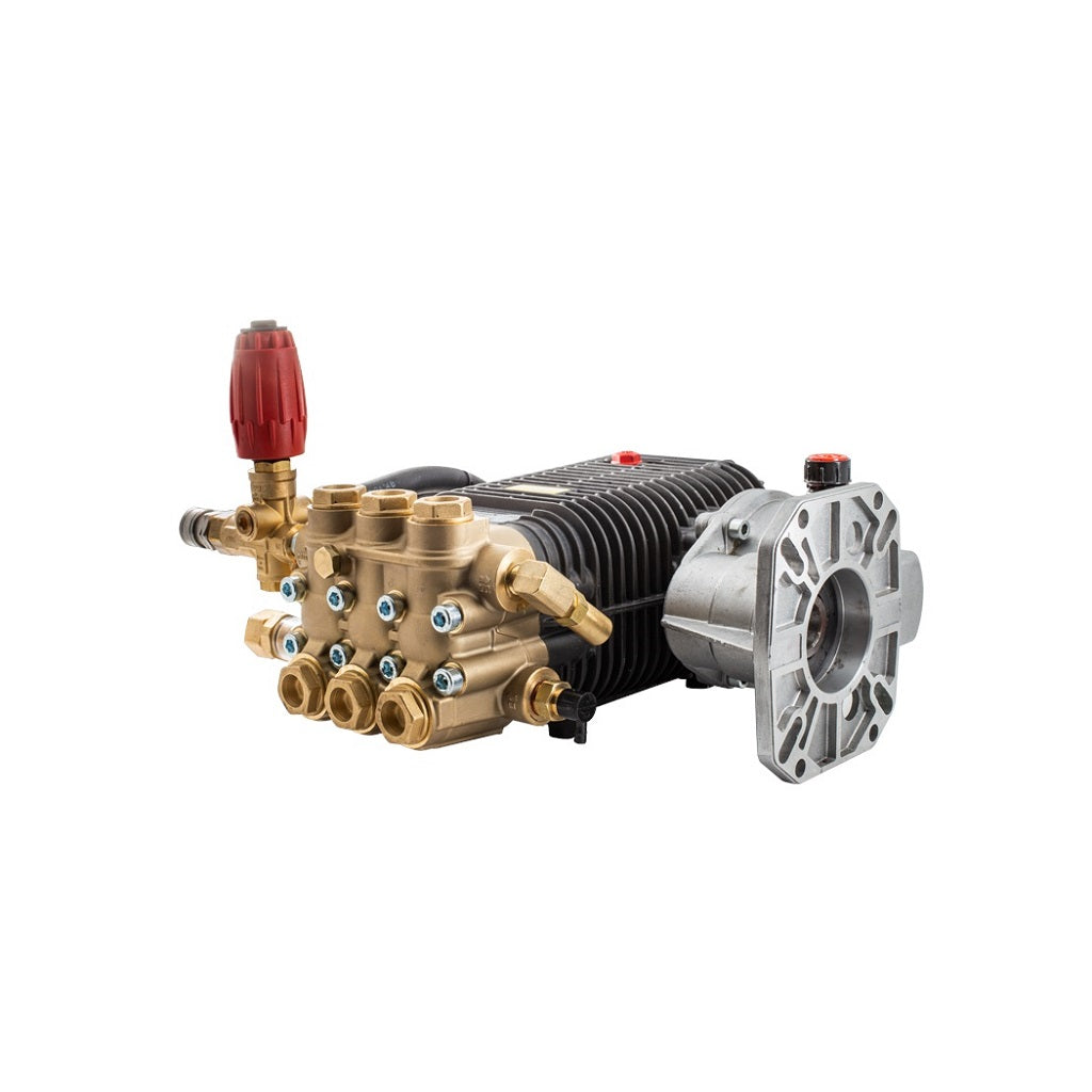 Comet TW5050 Ready-To-Go Pump 5000 PSI High Pressure Washer Pump 5.2 GPM Solid Shaft - Perfect for Commercial Pressure Washing, Car Detailing & Industrial Cleaning