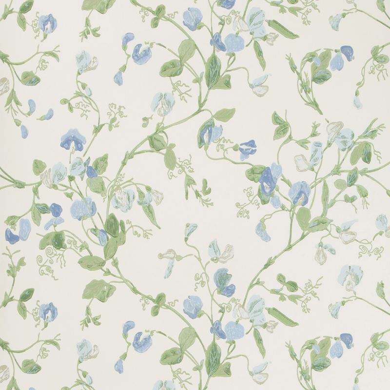 Cole and Son Sweet Pea Wallpaper - Premium Floral Wallpaper Roll (100/6031) for Living Room, Bedroom & Nursery Decor