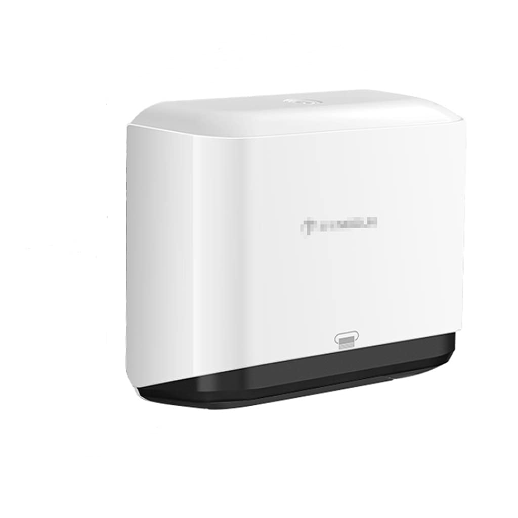 Wall Mount White Multifold Paper Towel Dispenser - C-Fold Commercial Hand Towel Holder for Kitchen, Restroom & Bathroom Decor (Natural Color) | Ideal for Home, Office & Restaurant Use