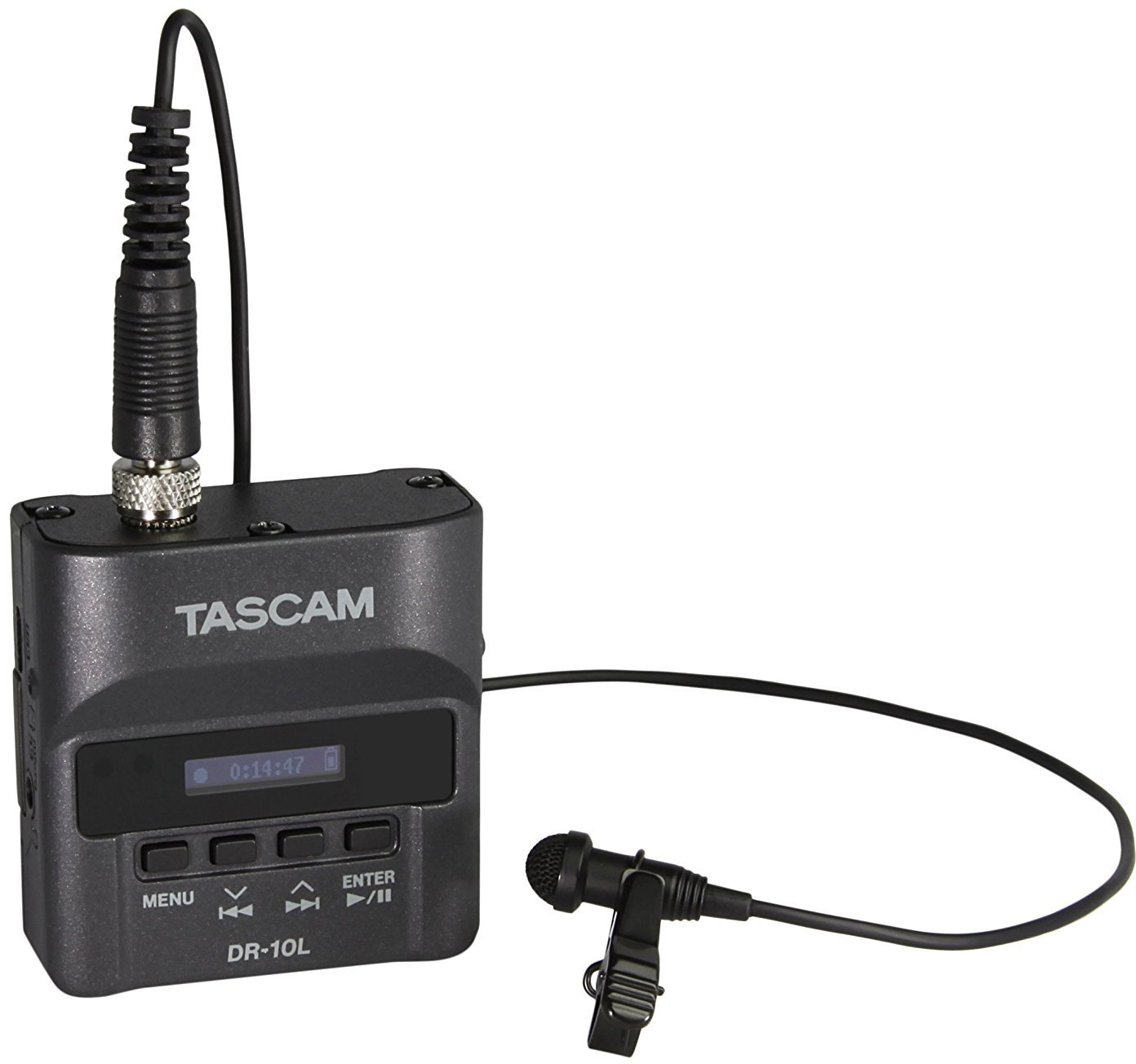Tascam DR-10L Digital Audio Recorder Bundle with Professional Closed-Back Studio Headphones & 32GB SD Card - Perfect for Podcasting, Field Recording, Interviews & Music Production