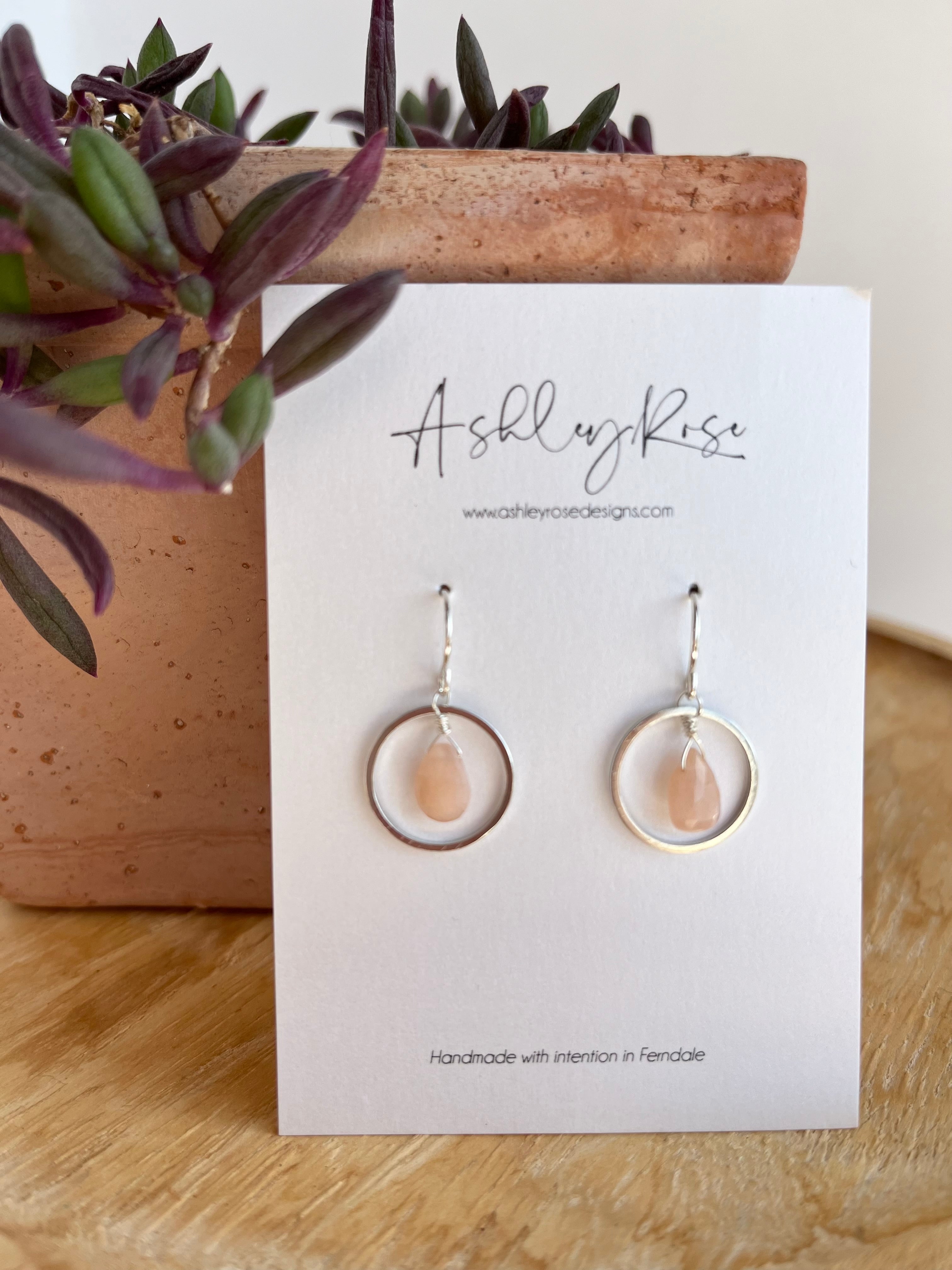 Ashley Rose Earrings for Women - Elegant Floral Dangle Earrings for Daily Wear & Special Occasions